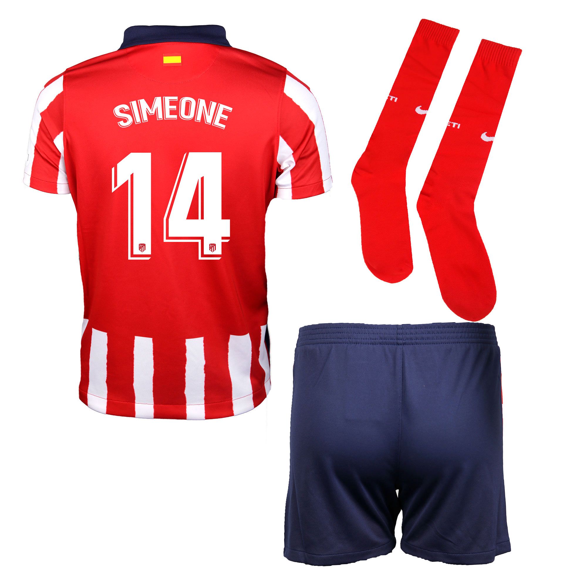Conjunto 1ª Atlético de Madrid 2020/2021 Infantil Simeone - Fútbol Factory