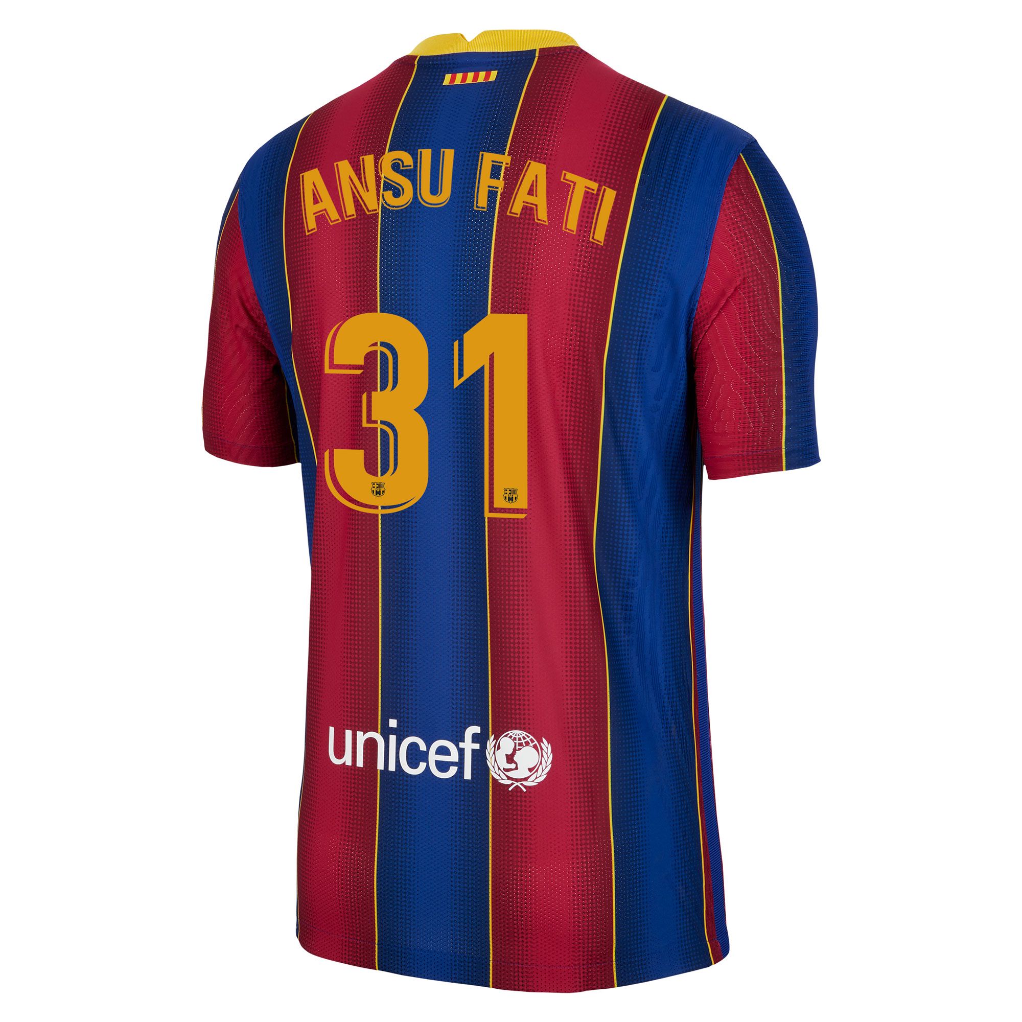 Camiseta 1ª FC Barcelona 2020/2021 Vapor Match  Ansu Fati - Fútbol Factory