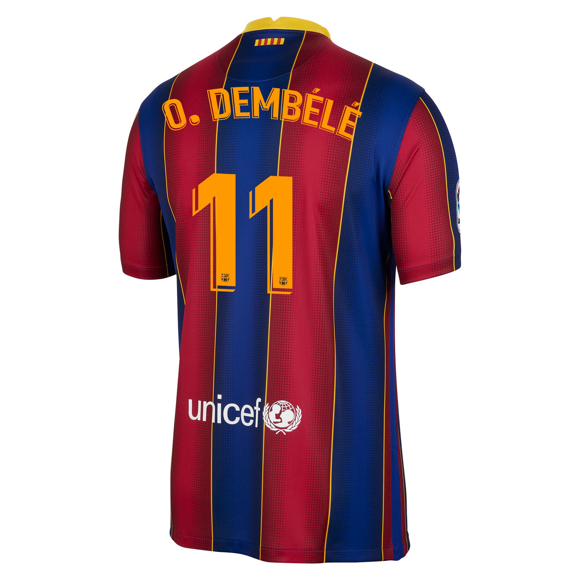 Camiseta 1ª FC Barcelona 2020/2021  O. Dembélé - Fútbol Factory