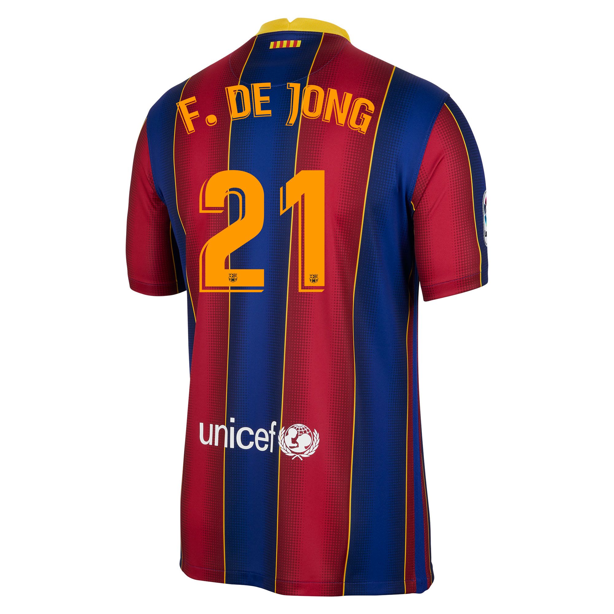 Camiseta 1ª FC Barcelona 2020/2021  F. De Jong - Fútbol Factory