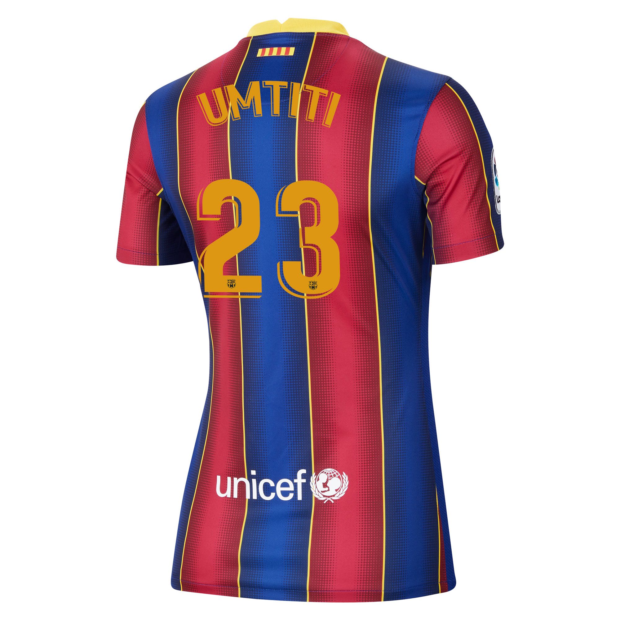 Camiseta 1ª FC Barcelona 2020/2021 Mujer  Umtiti - Fútbol Factory