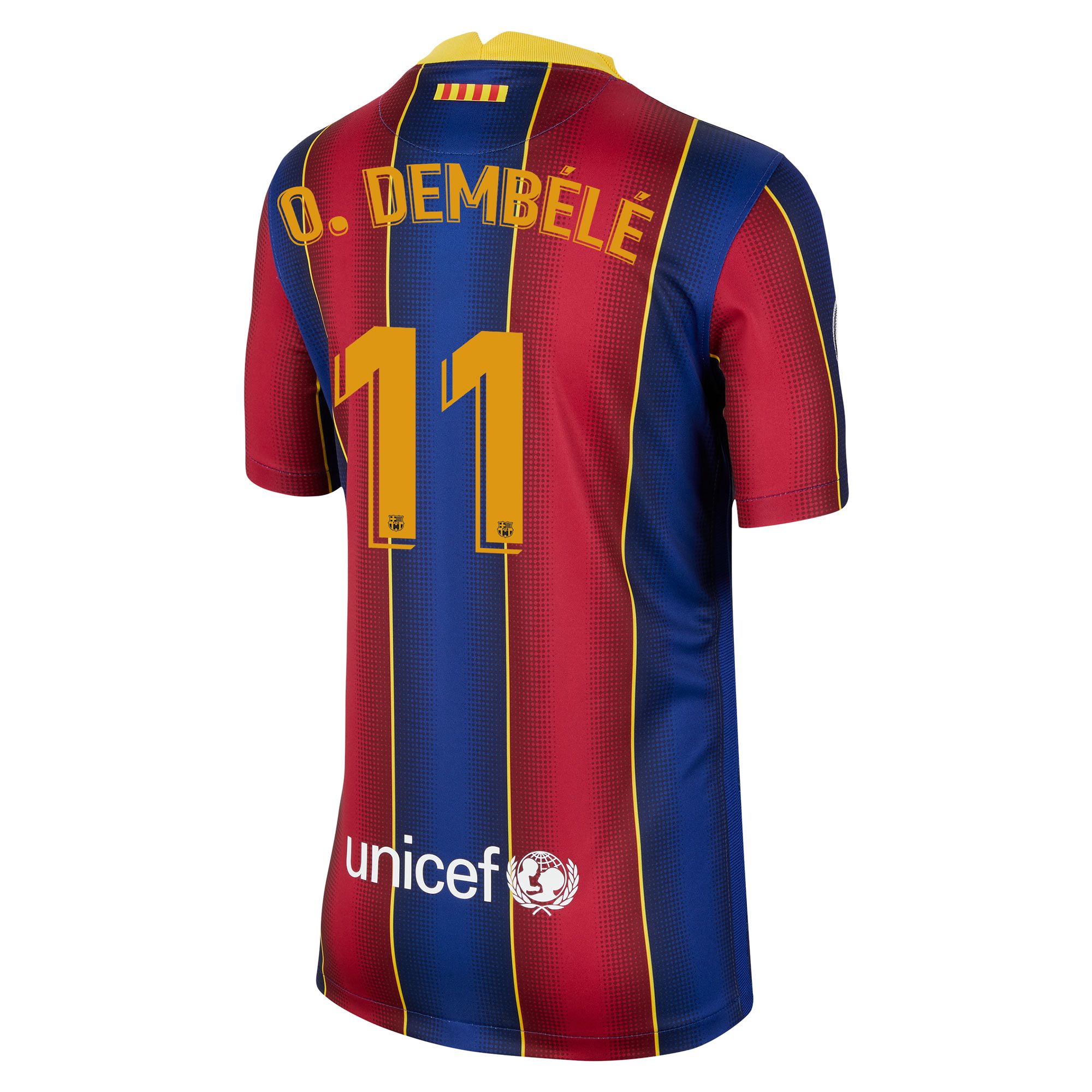 Camiseta 1ª FC Barcelona 2020/2021 Junior  O. Dembélé - Fútbol Factory