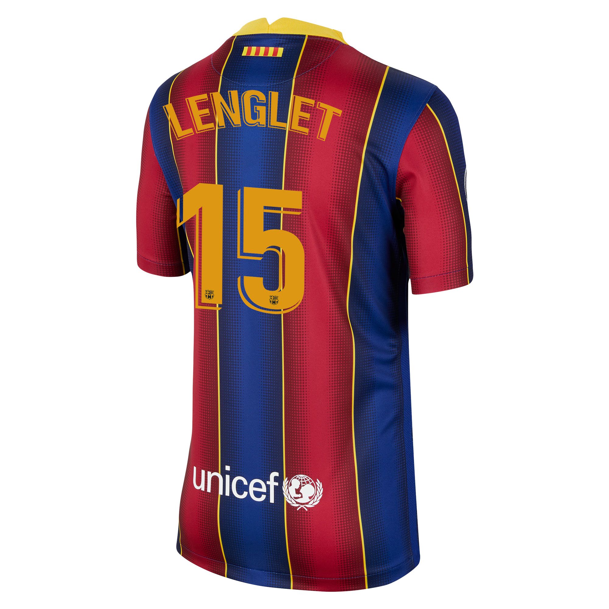 Camiseta 1ª FC Barcelona 2020/2021 Junior  Lenglet - Fútbol Factory