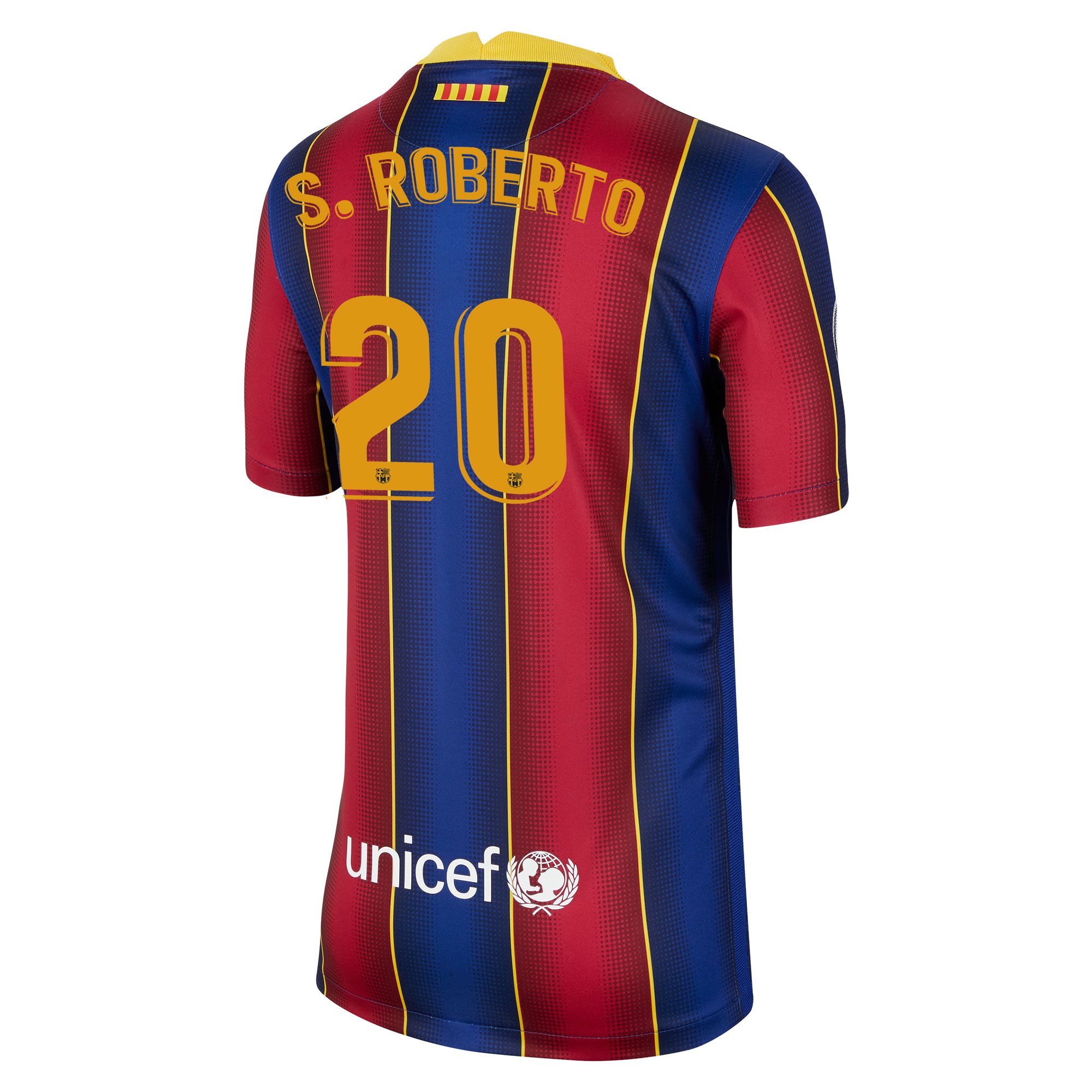 Camiseta 1ª FC Barcelona 2020/2021 Junior  S. Roberto - Fútbol Factory