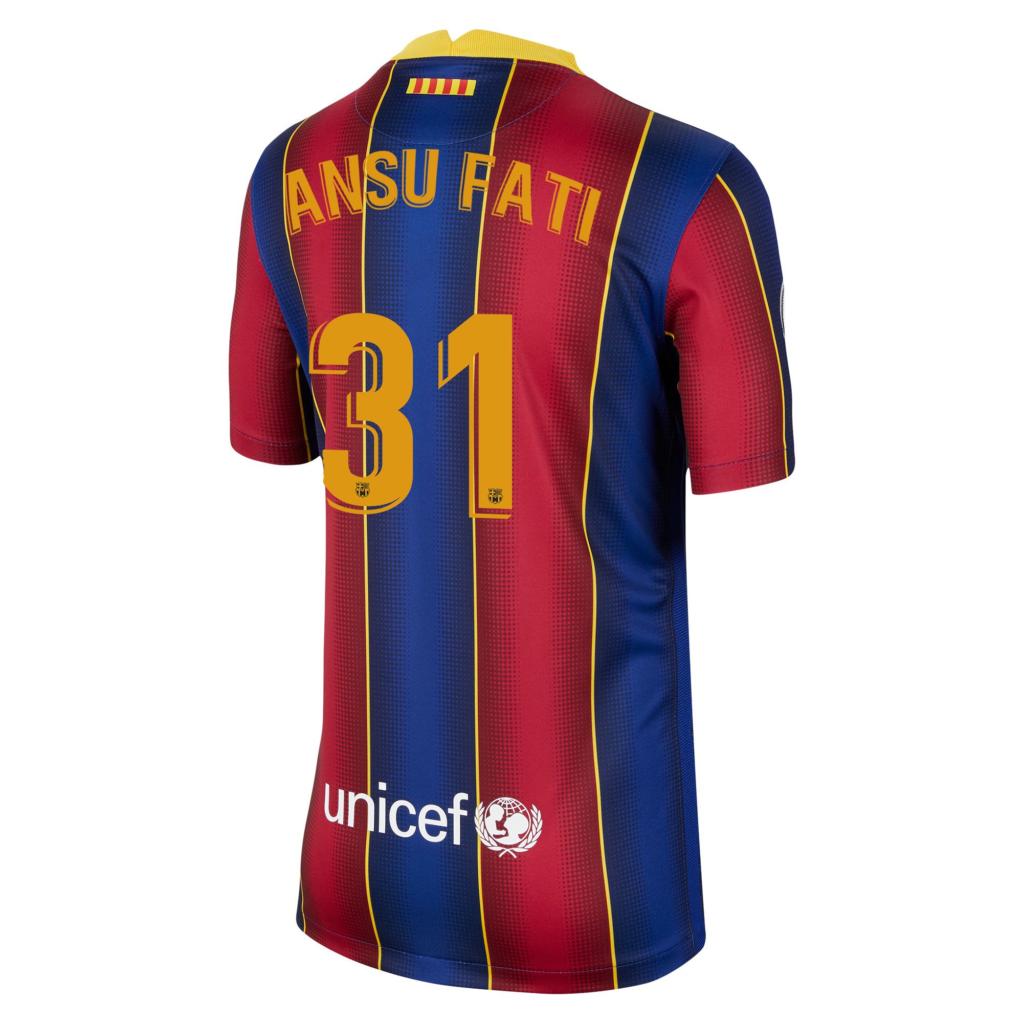 Camiseta 1ª FC Barcelona 2020/2021 Junior  Ansu Fati - Fútbol Factory