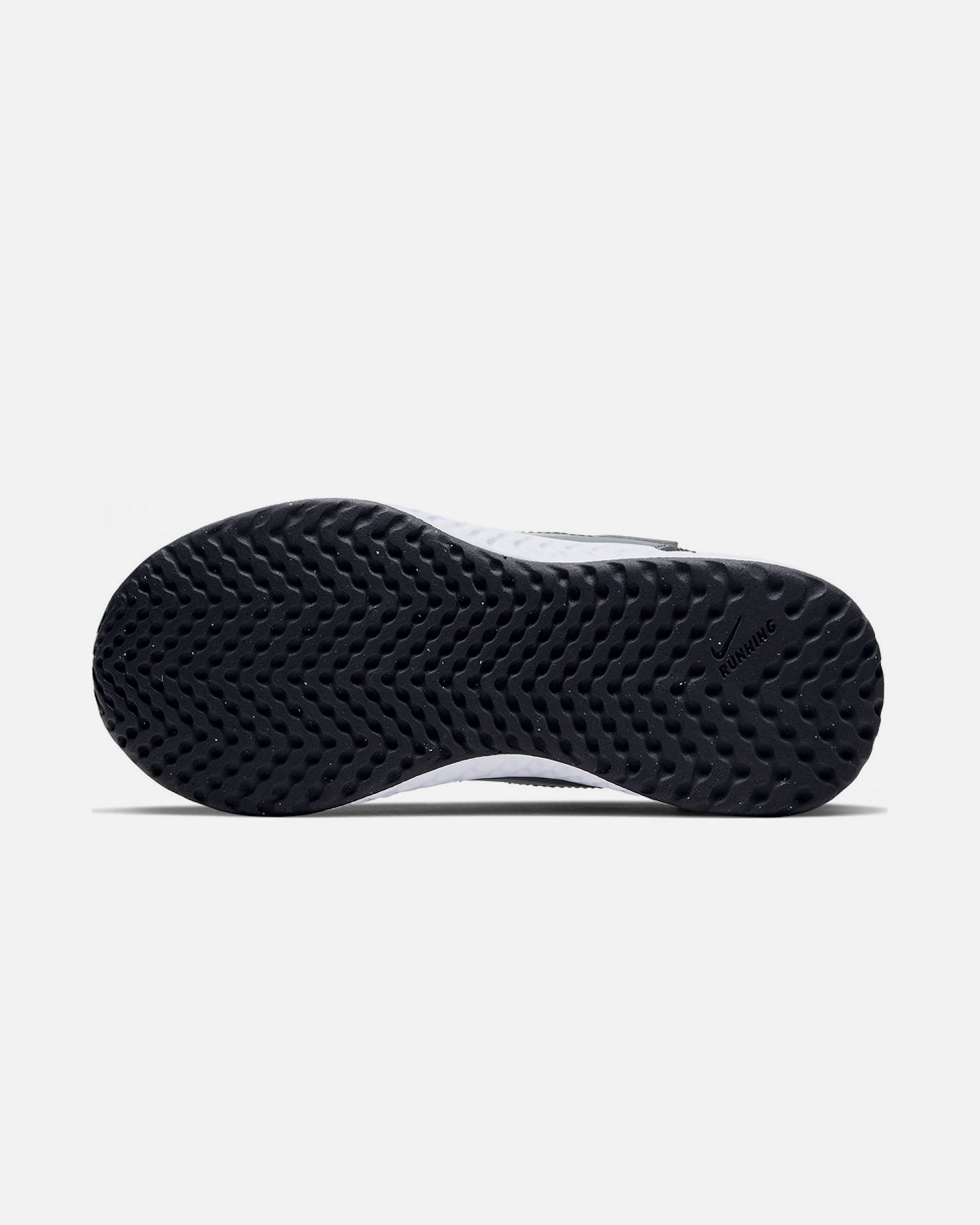 Zapatillas de Running Revolution 5 Velcro Junior Gris - Fútbol Factory