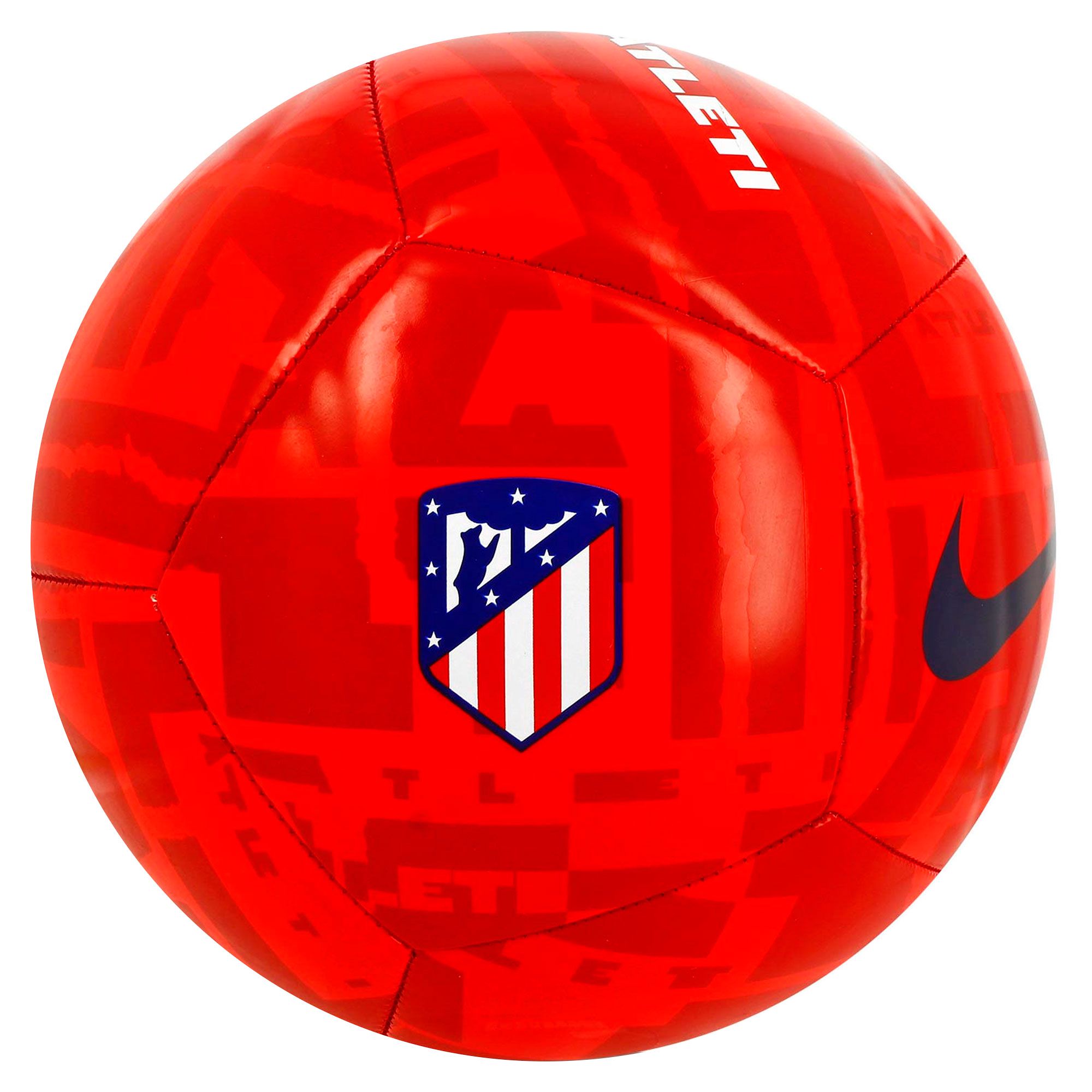 Balón de Fútbol 11 Atlético de Madrid 2020/2021 Pitch Rojo - Fútbol Factory