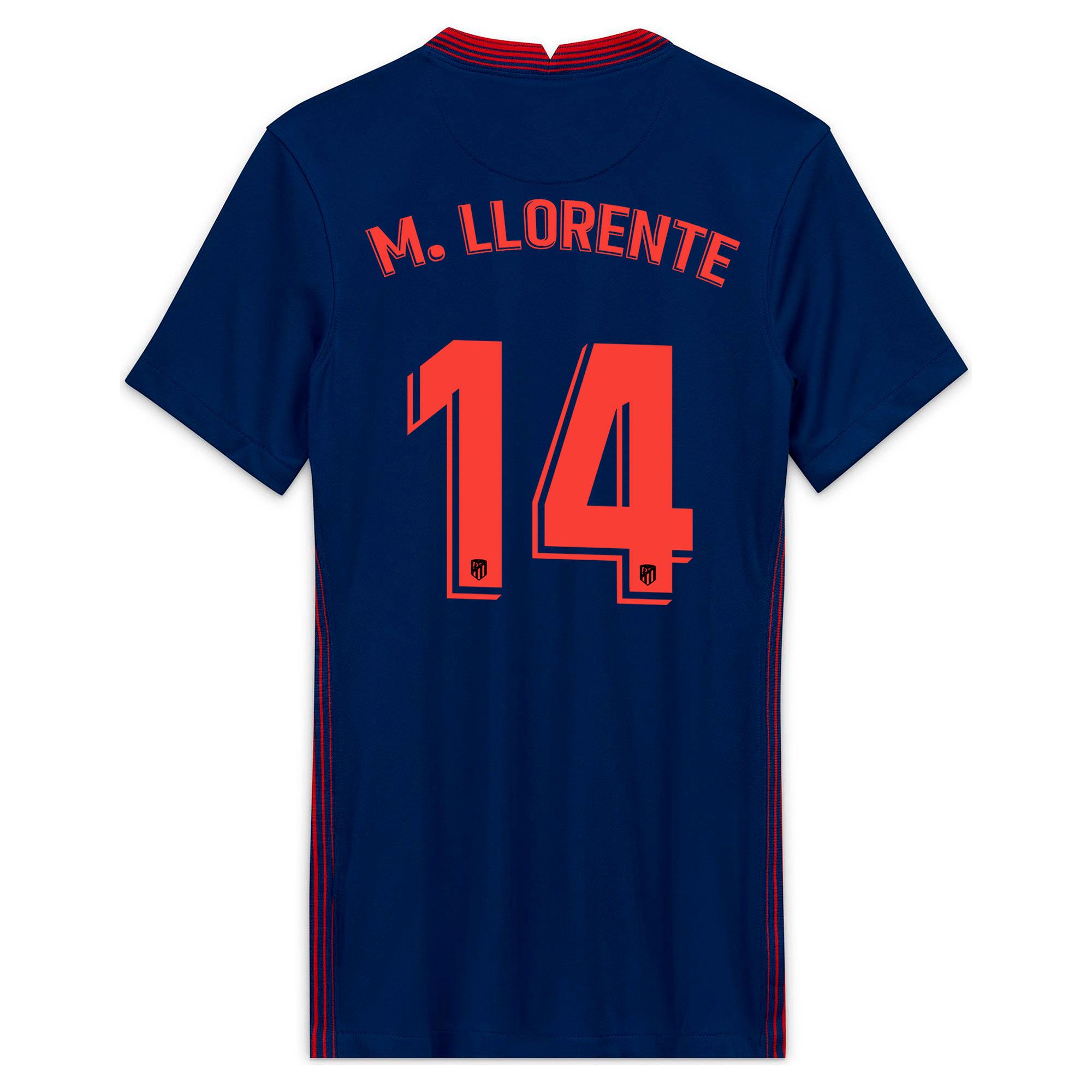 Camiseta 2ª Atlético de Madrid 2020/2021 Mujer Marino M. Llorente - Fútbol Factory