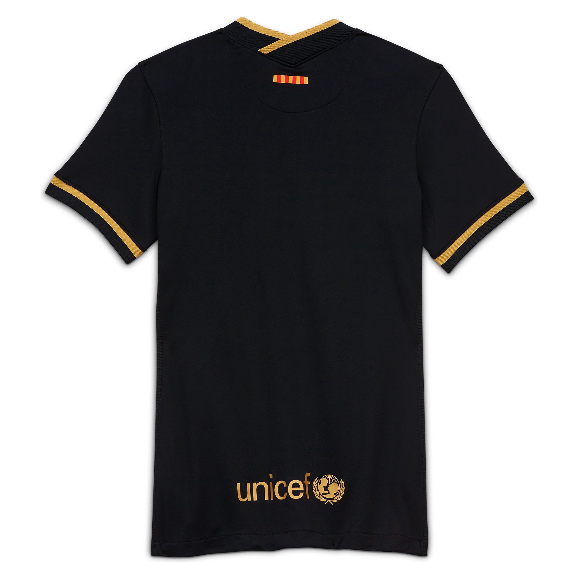 Camiseta 2ª FC Barcelona 2020/2021 Mujer Negro Oro - Fútbol Factory