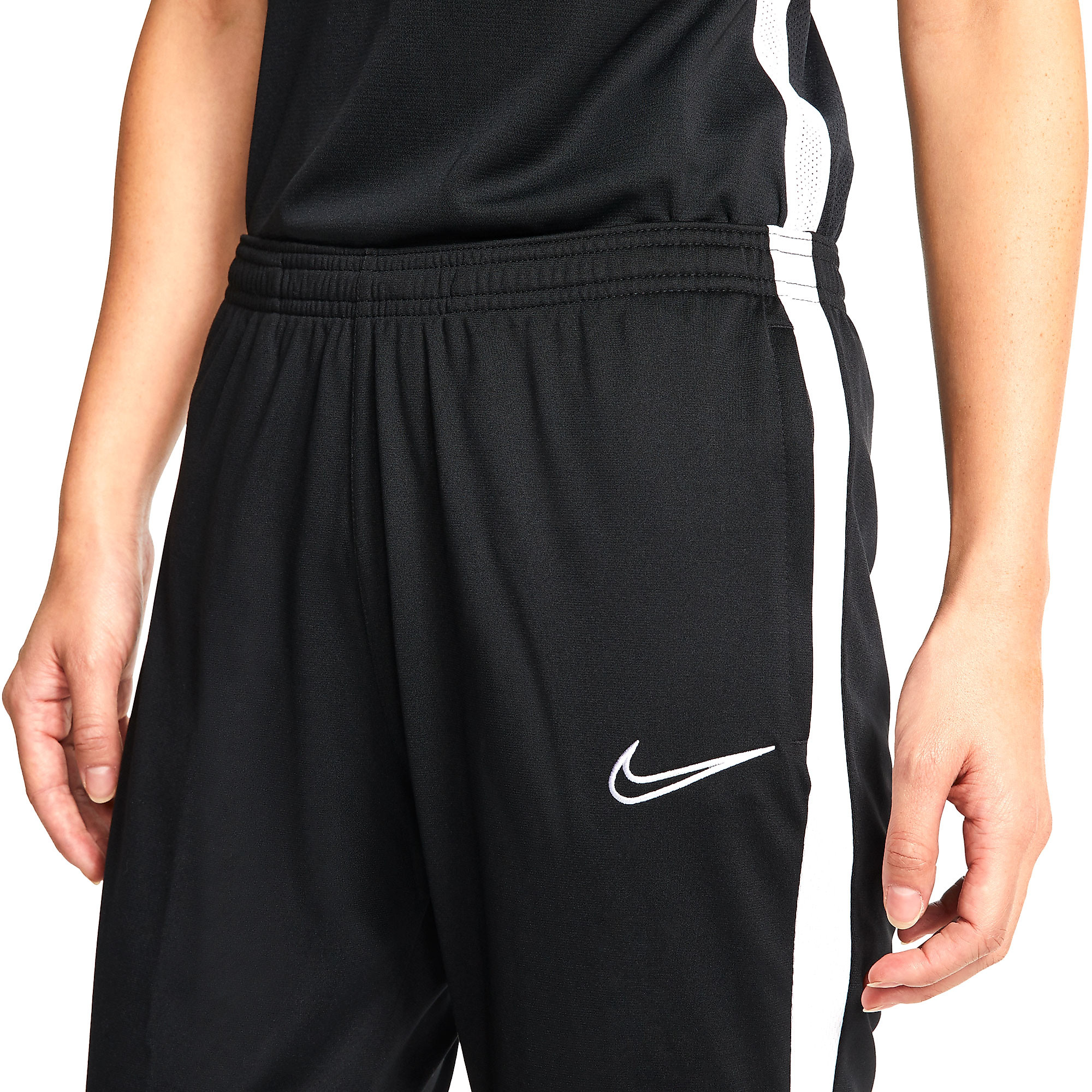 Pantalón Largo de Training Dri-FIT Academy 19 Mujer Negro Blanco - Fútbol Factory