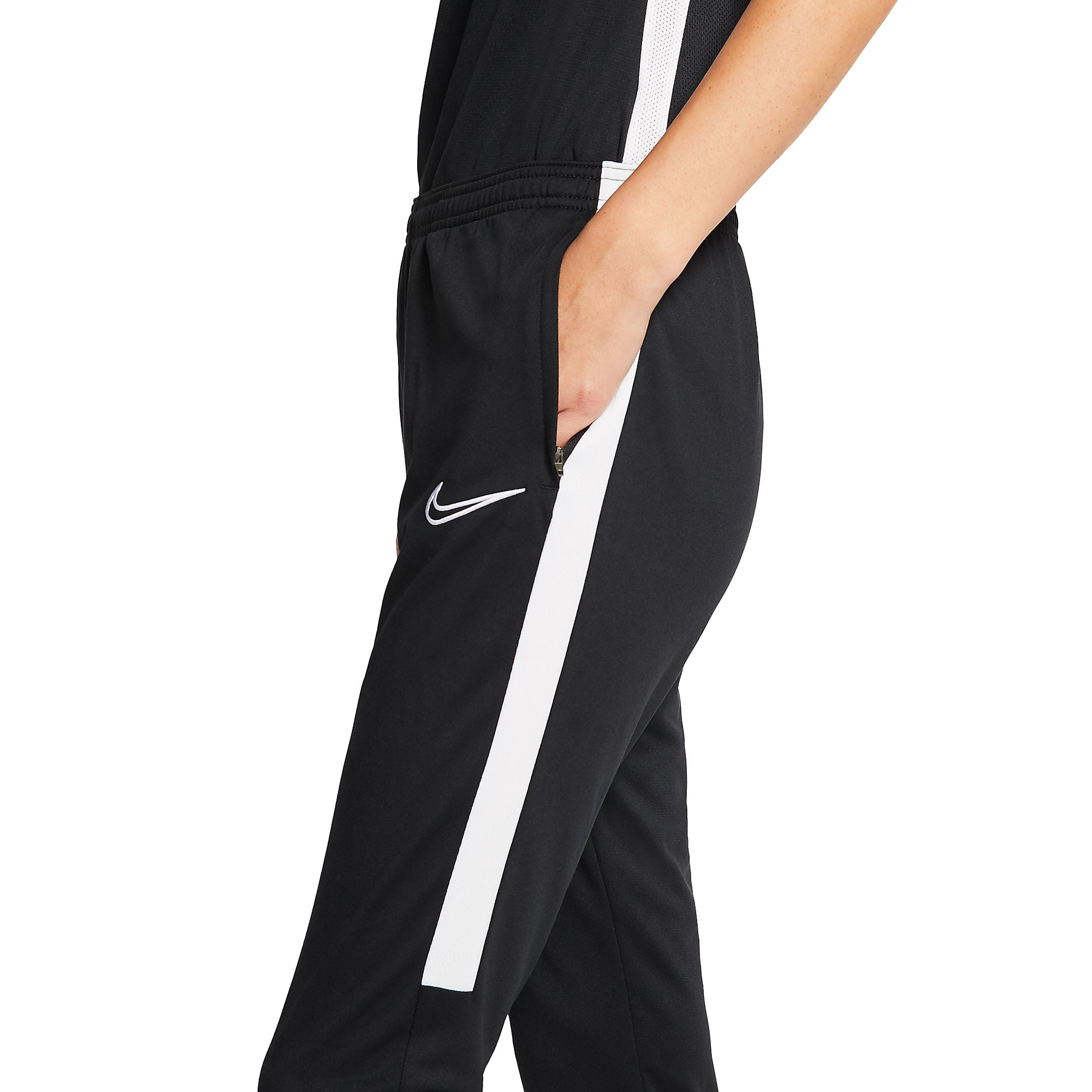 Pantalón Largo de Training Dri-FIT Academy 19 Mujer Negro Blanco - Fútbol Factory