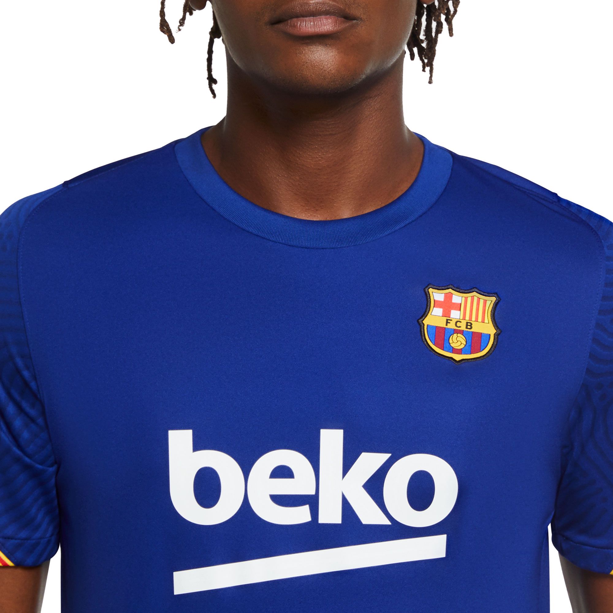 Camiseta de Training FC Barcelona 2020/2021 Strike Marino - Fútbol Factory