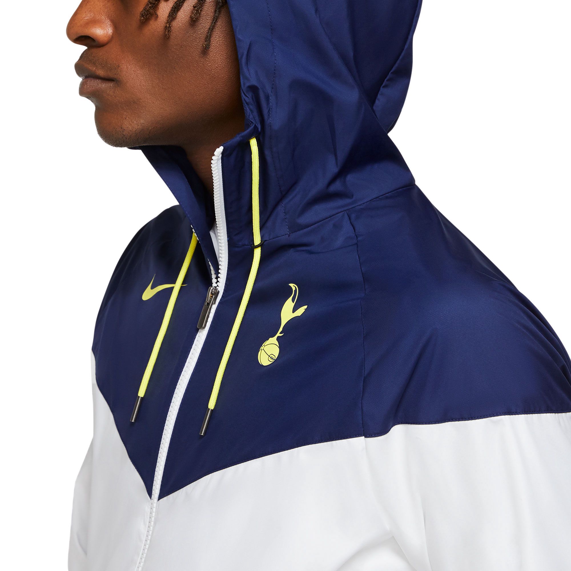 Chaqueta de Paseo Tottenham 2020/2021 WR Blanco Marino - Fútbol Factory