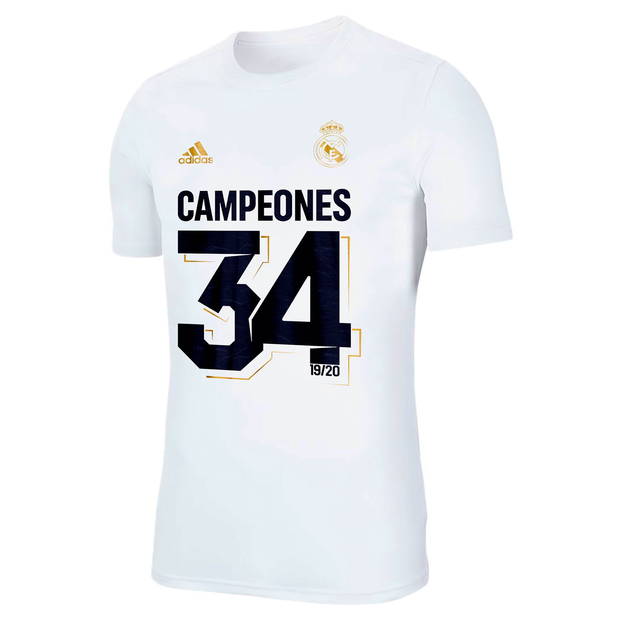 Camiseta Real Madrid Campeones 2020 - Fútbol Factory