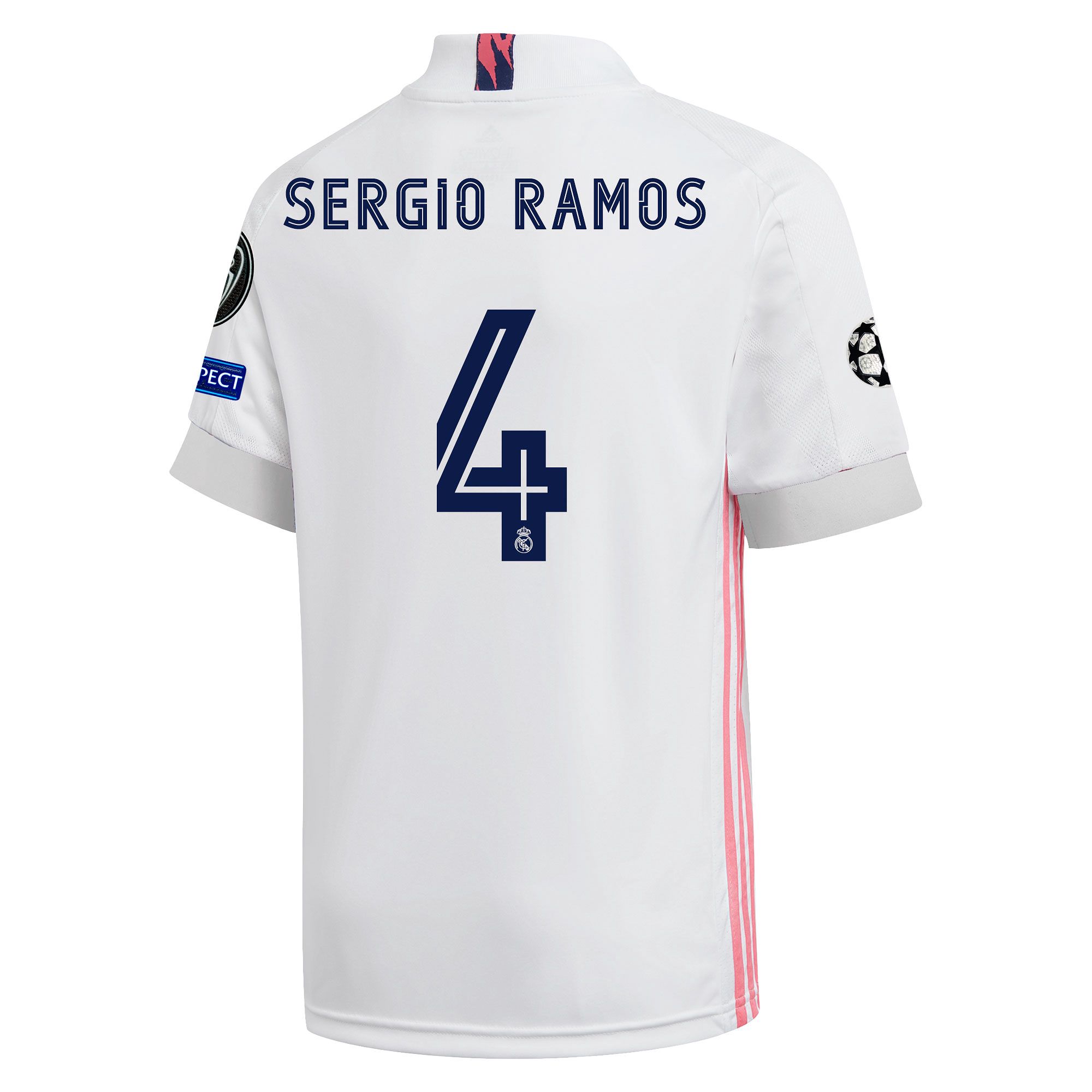 Camiseta 1ª Real Madrid 2020/2021 UCL Junior Sergio Ramos - Fútbol Factory