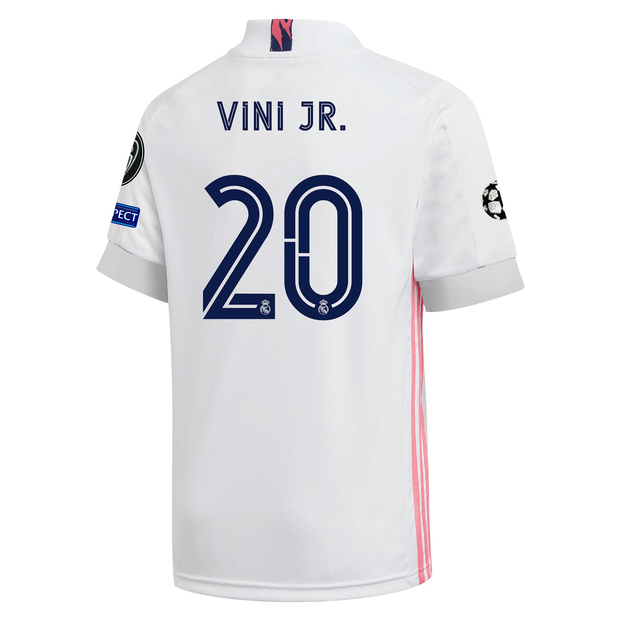 Camiseta 1ª Real Madrid 2020/2021 UCL Junior Vini Jr. - Fútbol Factory