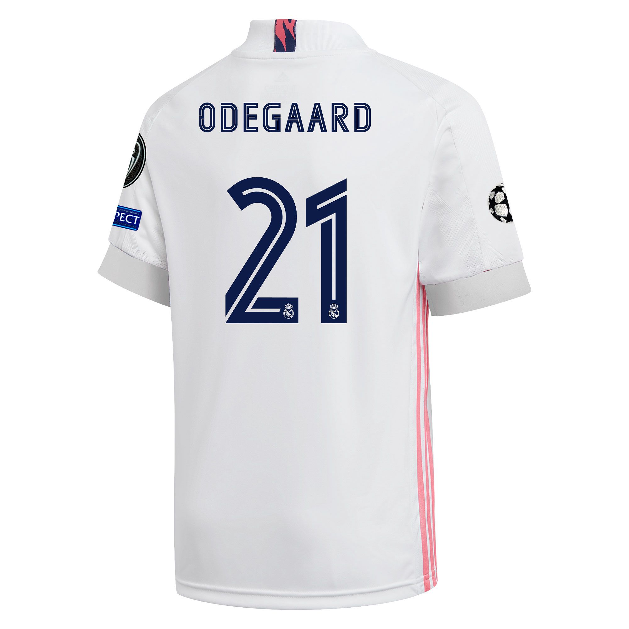 Camiseta 1ª Real Madrid 2020/2021 UCL Junior Odegaard - Fútbol Factory