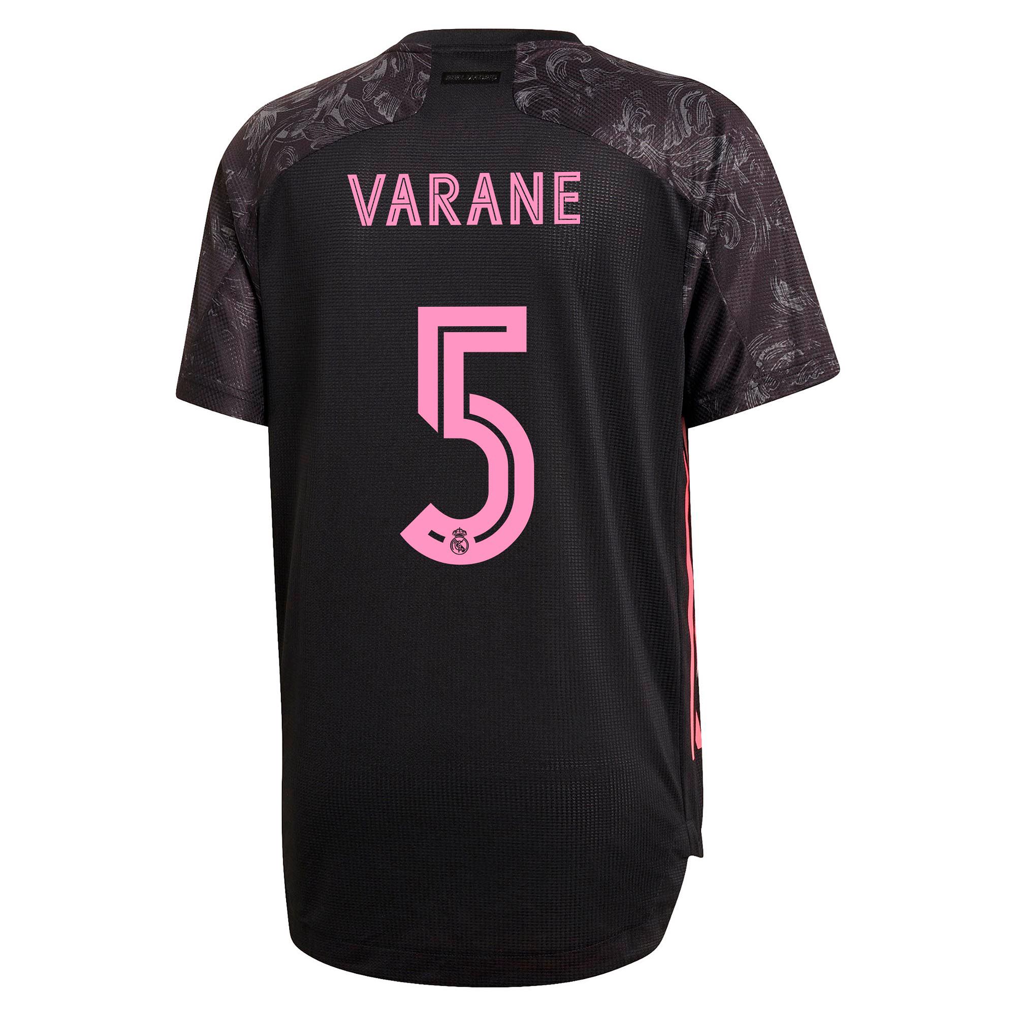 Camiseta 3ª Real Madrid 2020/2021 Authentic Negro Varane - Fútbol Factory