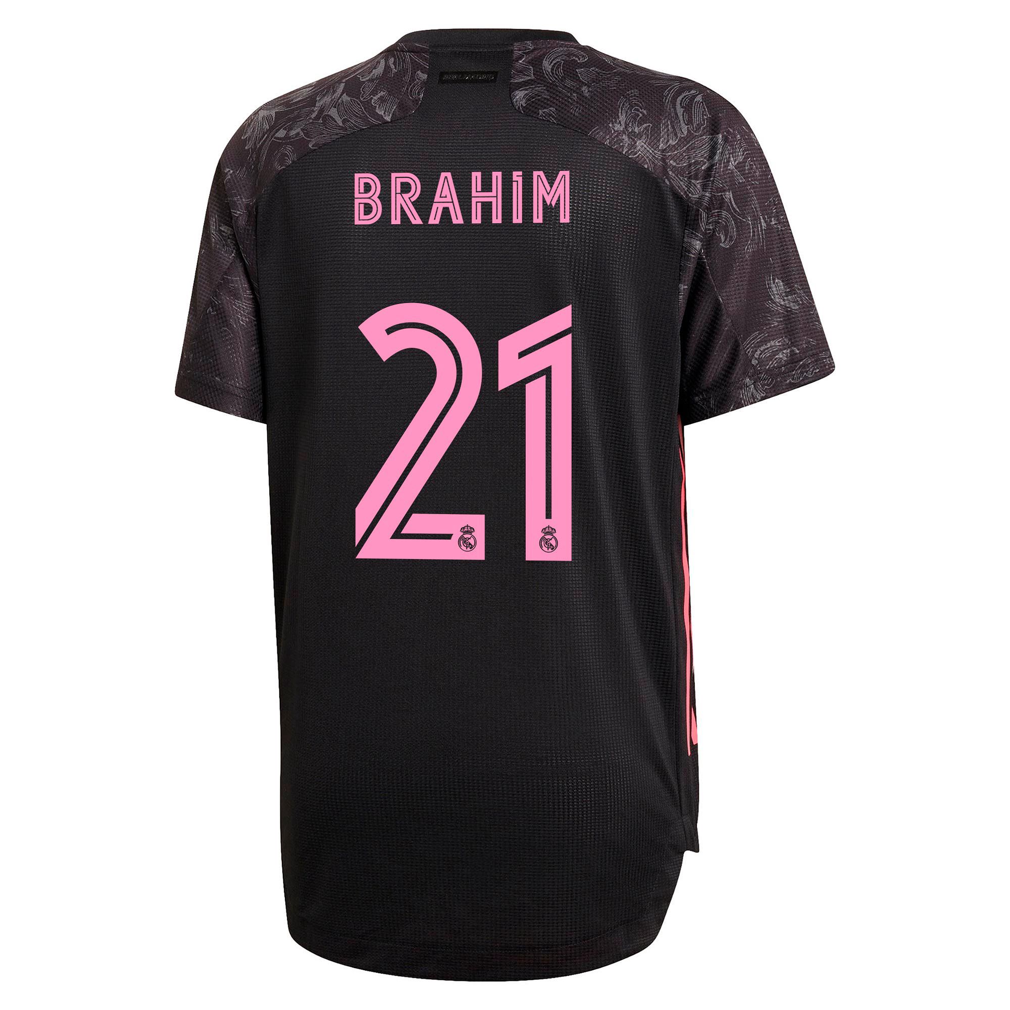 Camiseta 3ª Real Madrid 2020/2021 Authentic Negro Brahim - Fútbol Factory