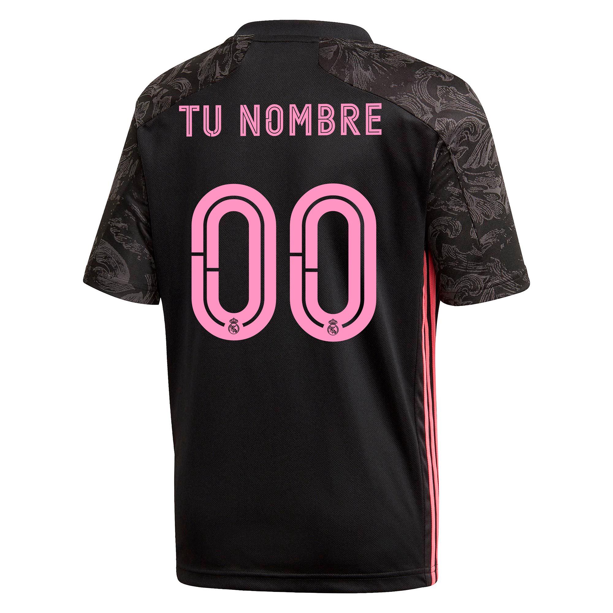 Camiseta 3ª Real Madrid 2020/2021 Negro Personalizado - Fútbol Factory