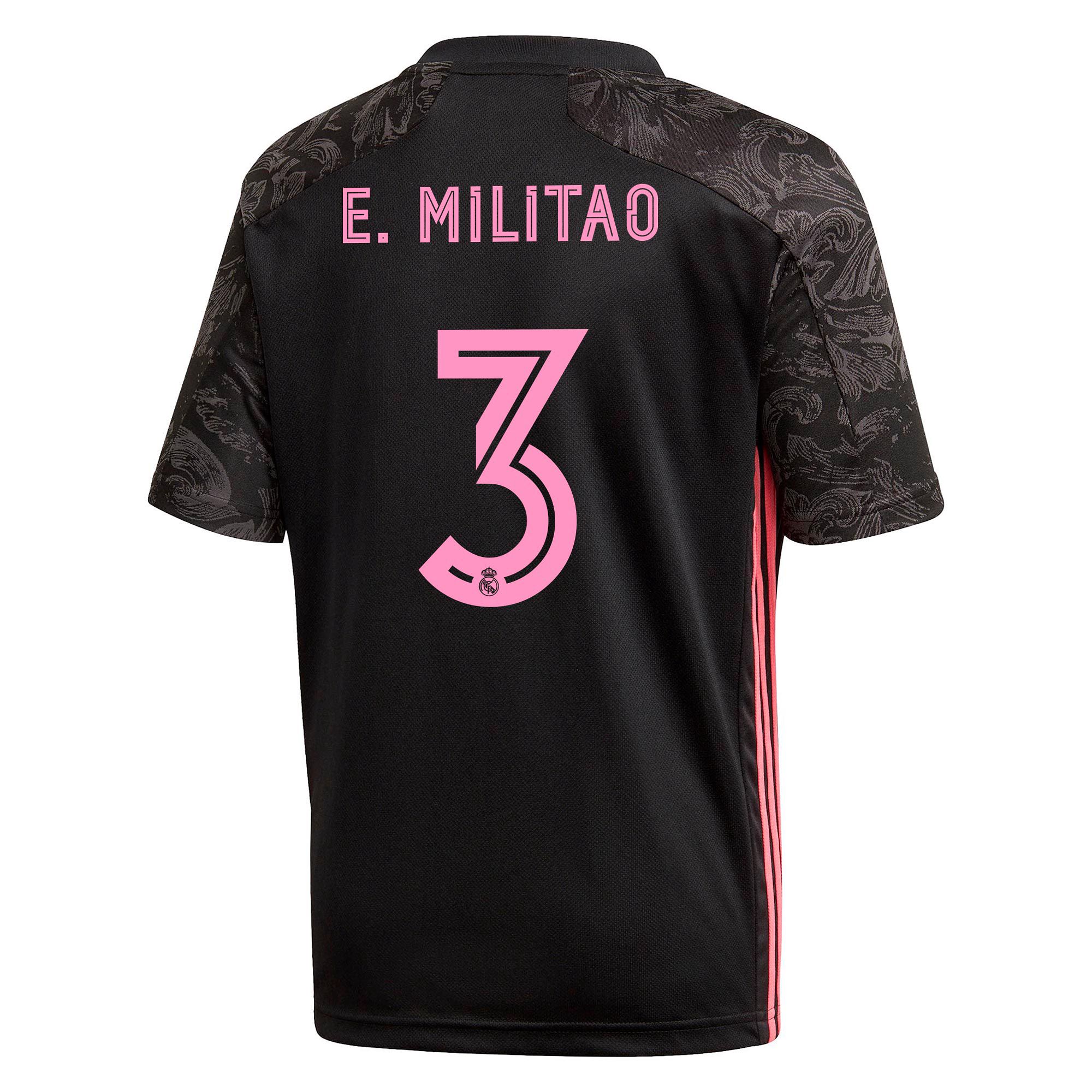 Camiseta 3ª Real Madrid 2020/2021 Negro E. Militao - Fútbol Factory