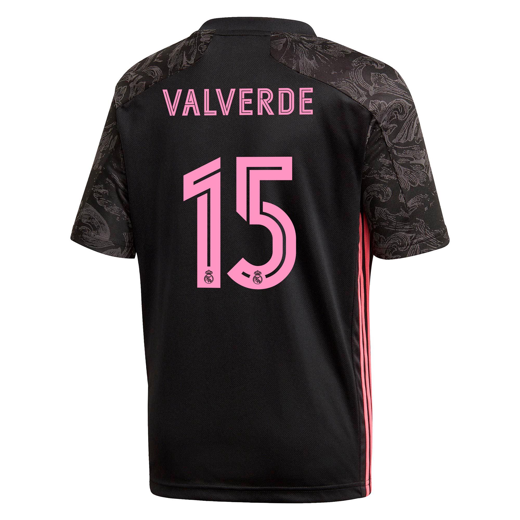 Camiseta 3ª Real Madrid 2020/2021 Negro Valverde - Fútbol Factory