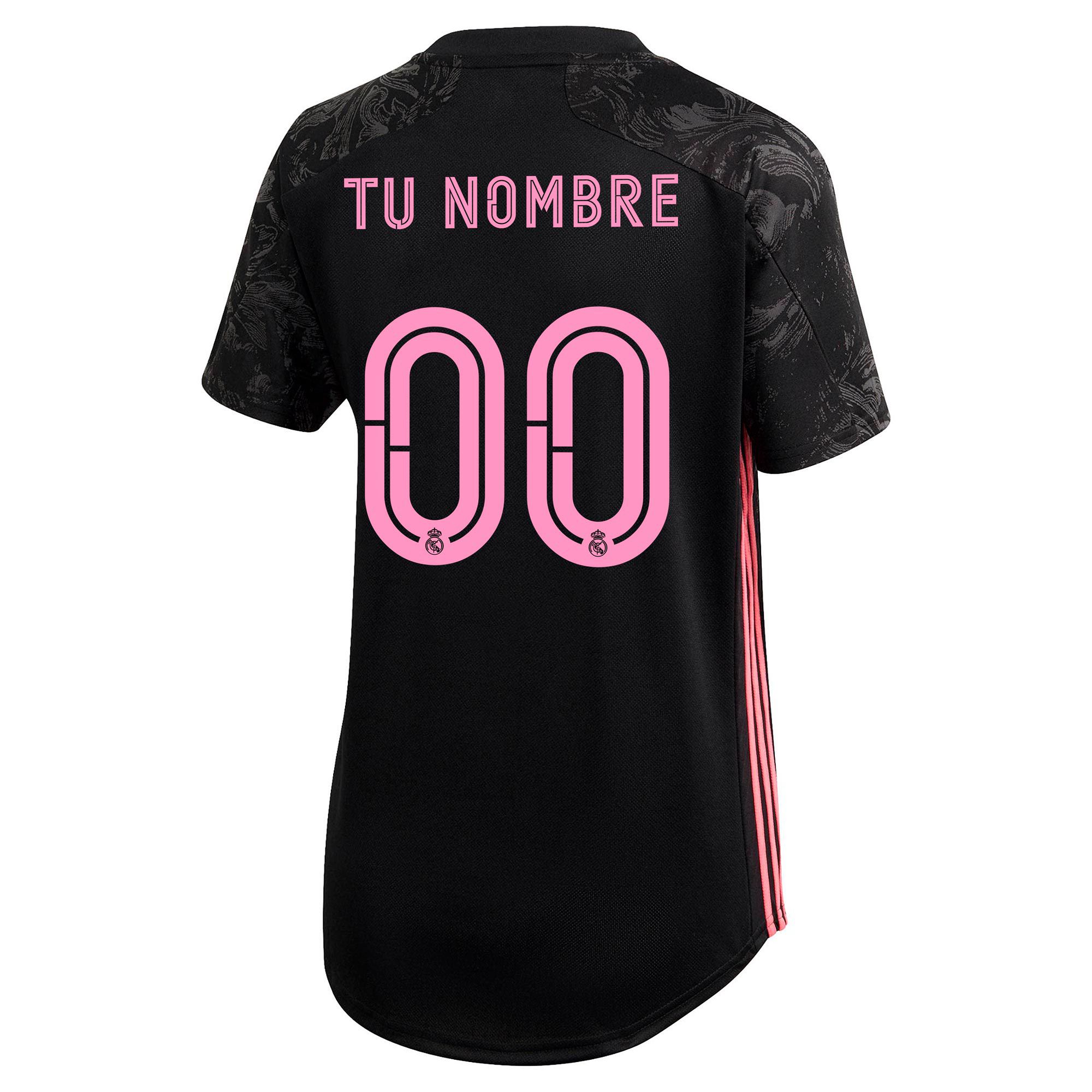 Camiseta 3ª Real Madrid 2020/2021 Mujer Negro Personalizado - Fútbol Factory