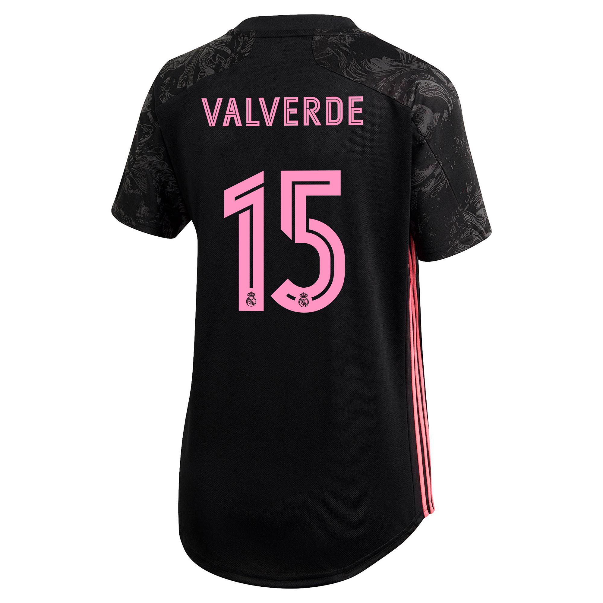 Camiseta 3ª Real Madrid 2020/2021 Mujer Negro Valverde - Fútbol Factory