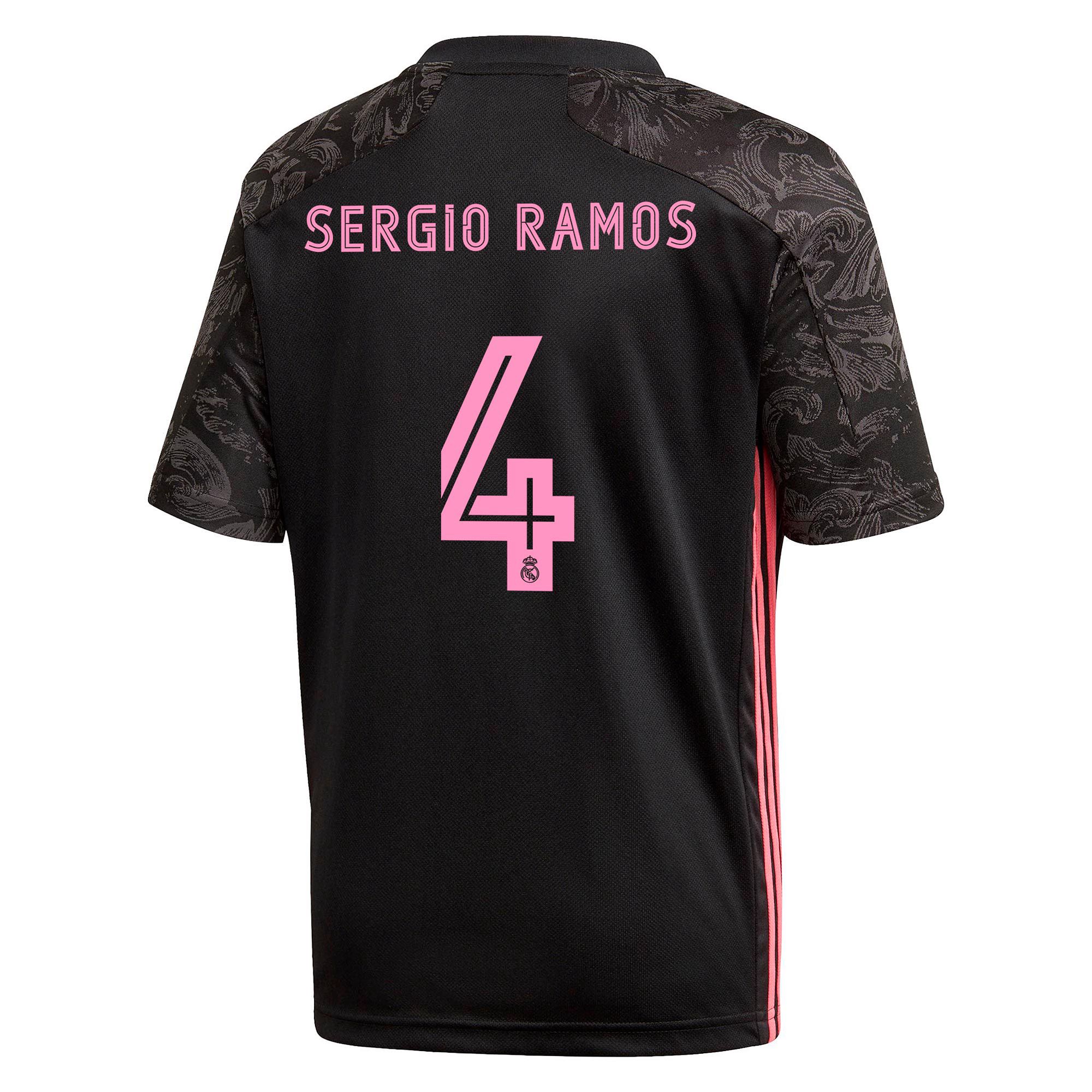 Camiseta 3ª Real Madrid 2020/2021 Junior Negro Sergio Ramos - Fútbol Factory
