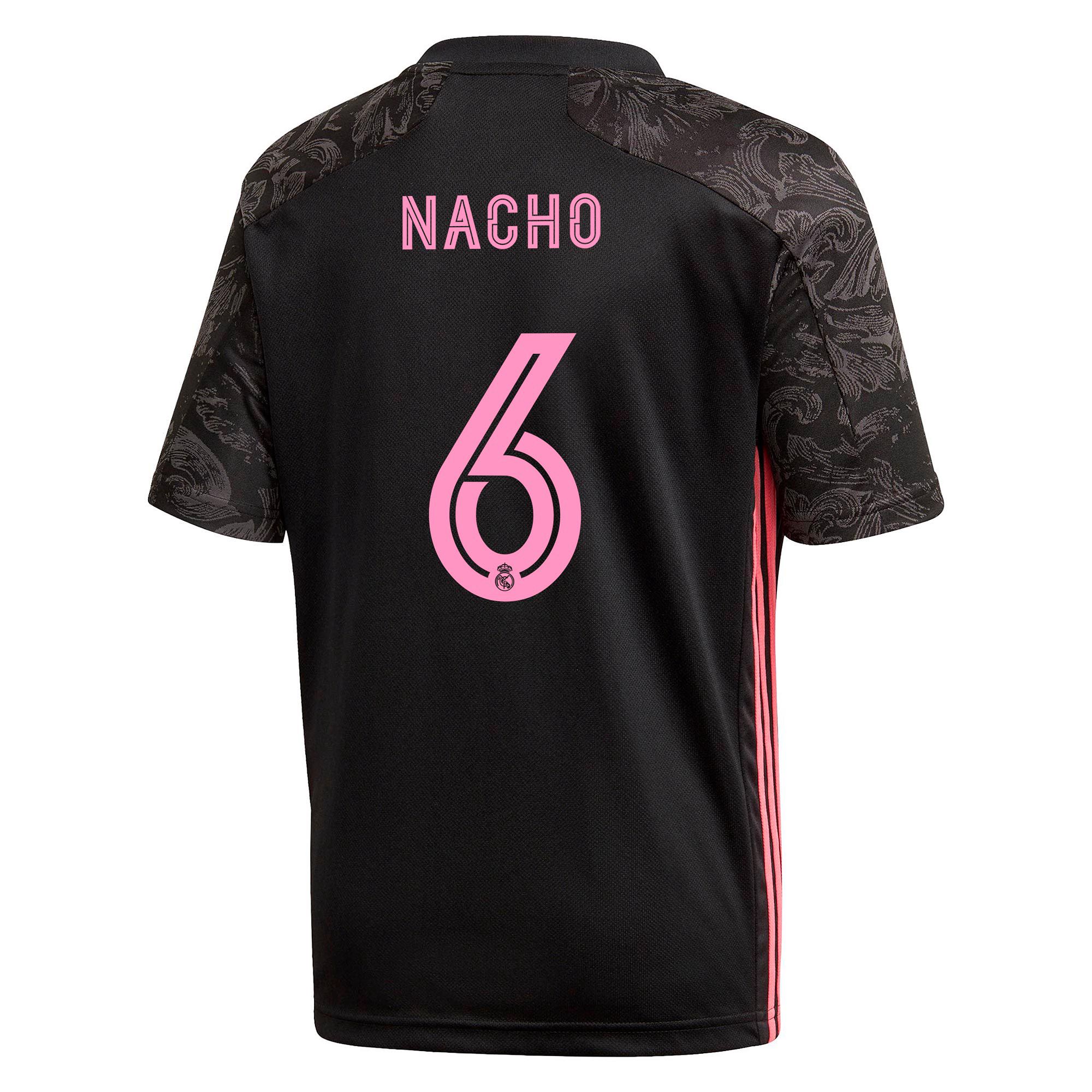 Camiseta 3ª Real Madrid 2020/2021 Junior Negro Nacho - Fútbol Factory