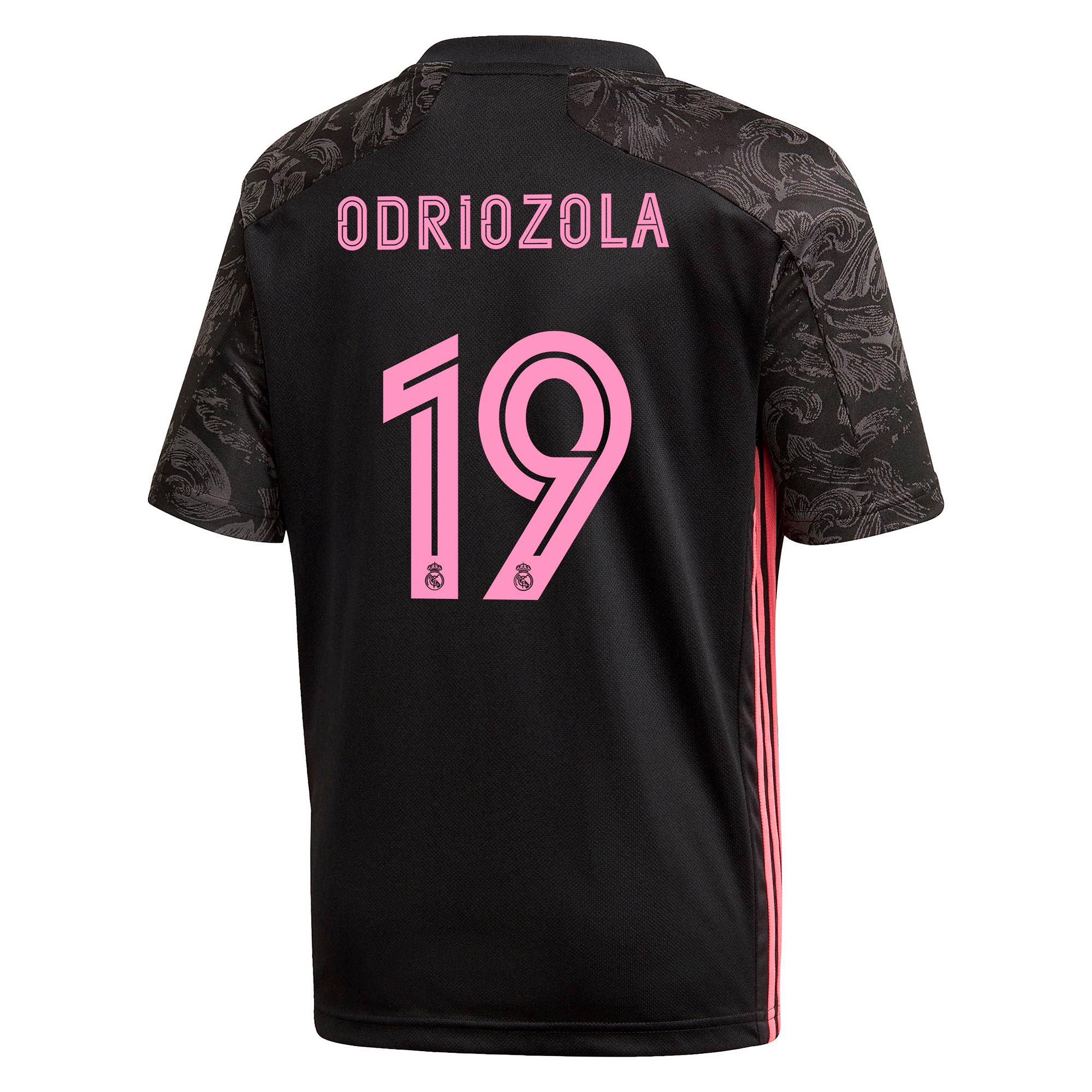 Camiseta 3ª Real Madrid 2020/2021 Junior Negro Odriozola - Fútbol Factory