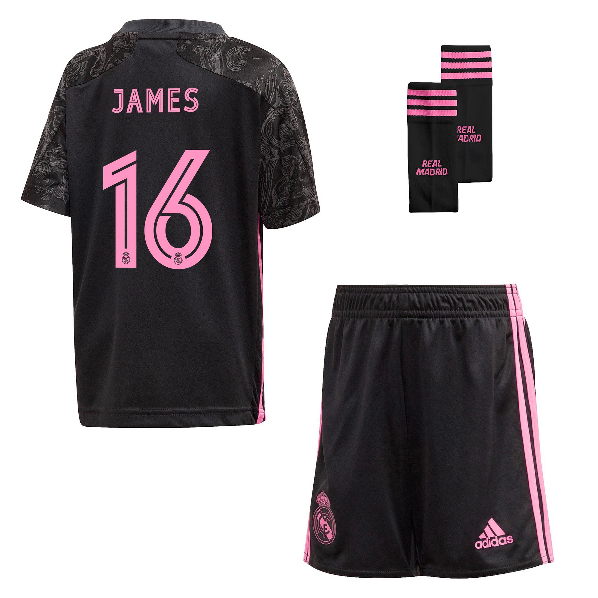 Conjunto 3ª Real Madrid 2020/2021 Infantil Negro B. Mayoral - Fútbol Factory