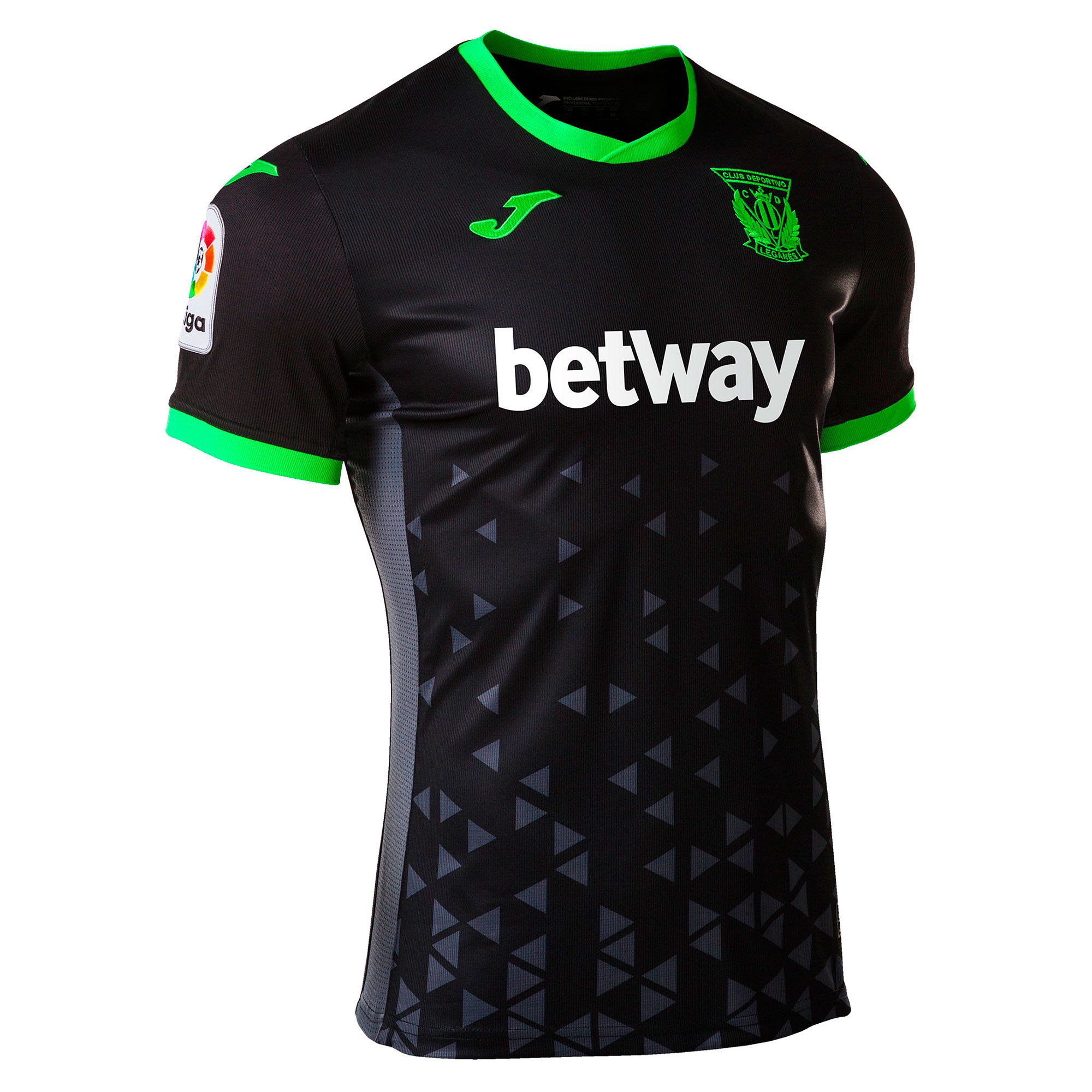 Camiseta 2ª CD Leganés 2020/2021 Negro Verde - Fútbol Factory