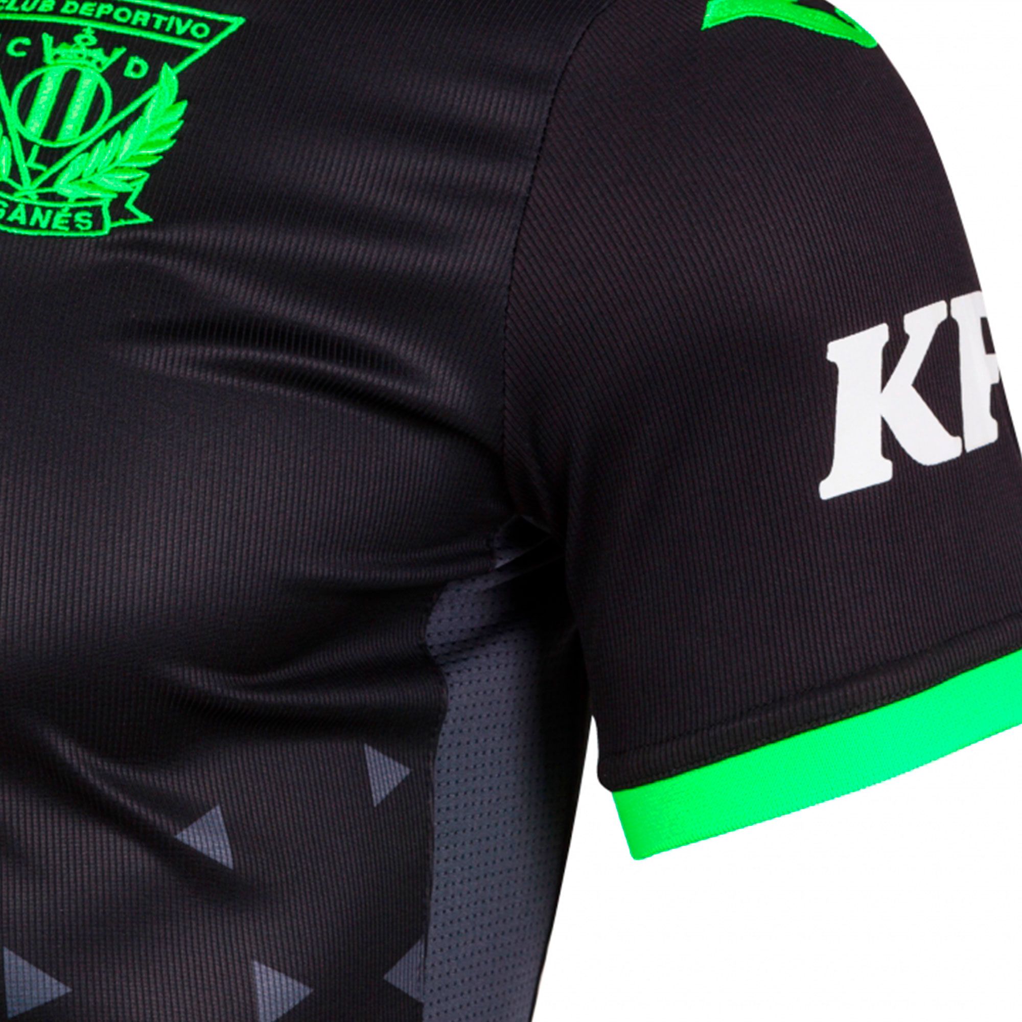 Camiseta 2ª CD Leganés 2020/2021 Negro Verde - Fútbol Factory