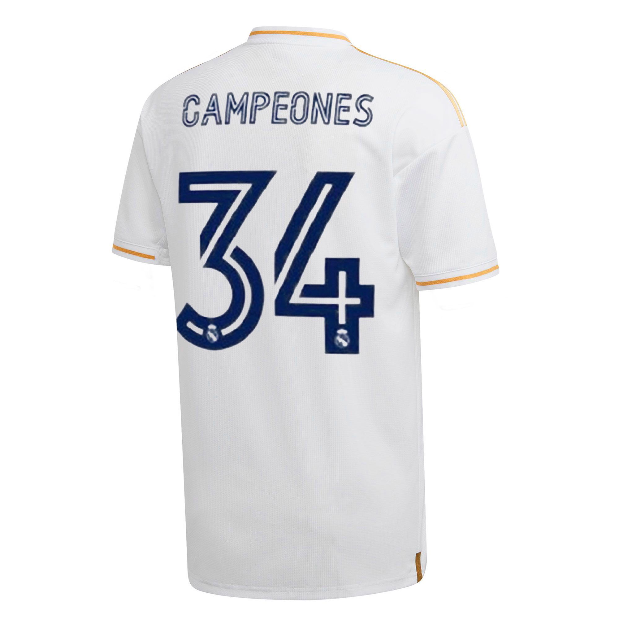 Camiseta 1ª Real Madrid 2019/2020 Campeones 34 - Fútbol Factory