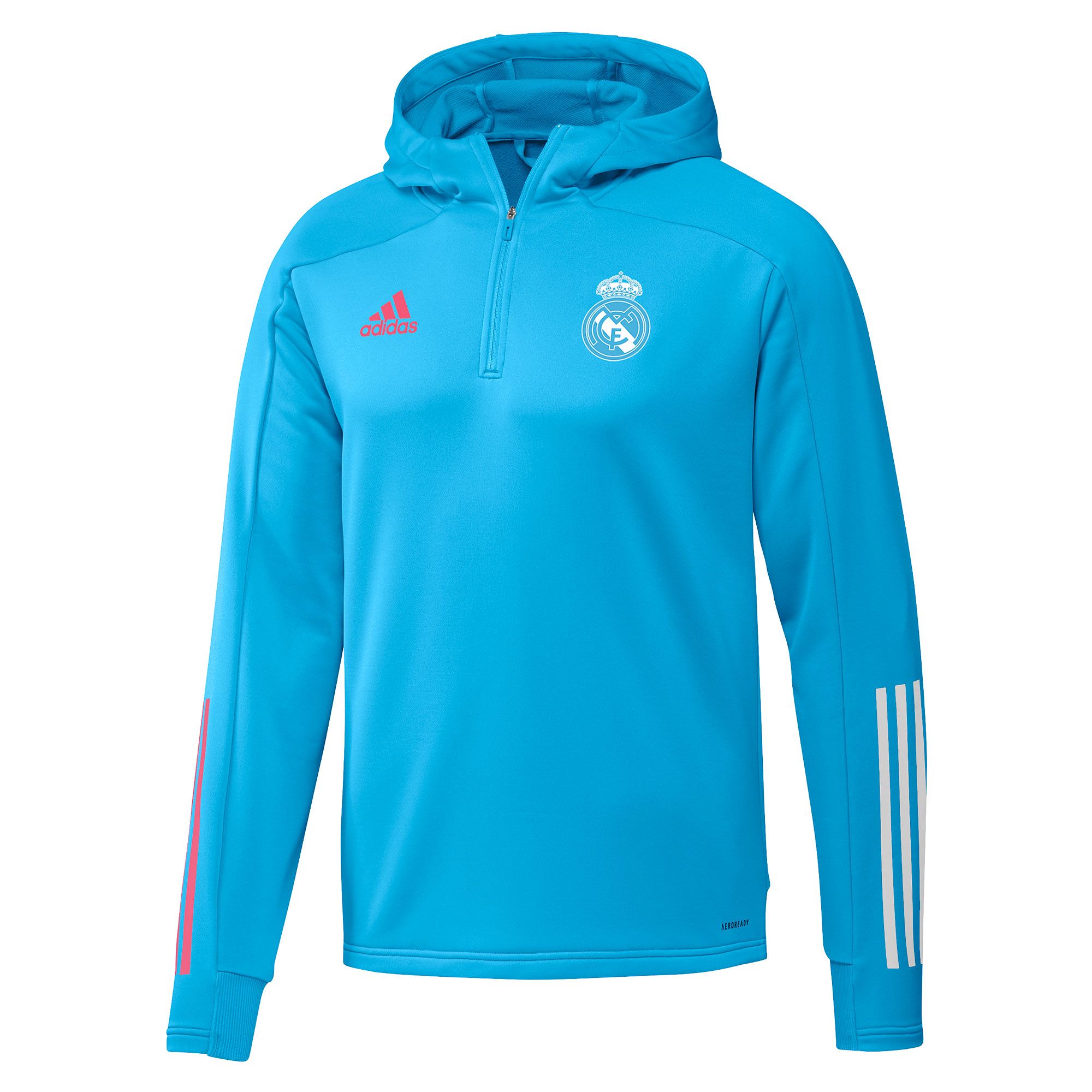 Sudadera con capucha de Paseo Real Madrid 2020 2021 Azul