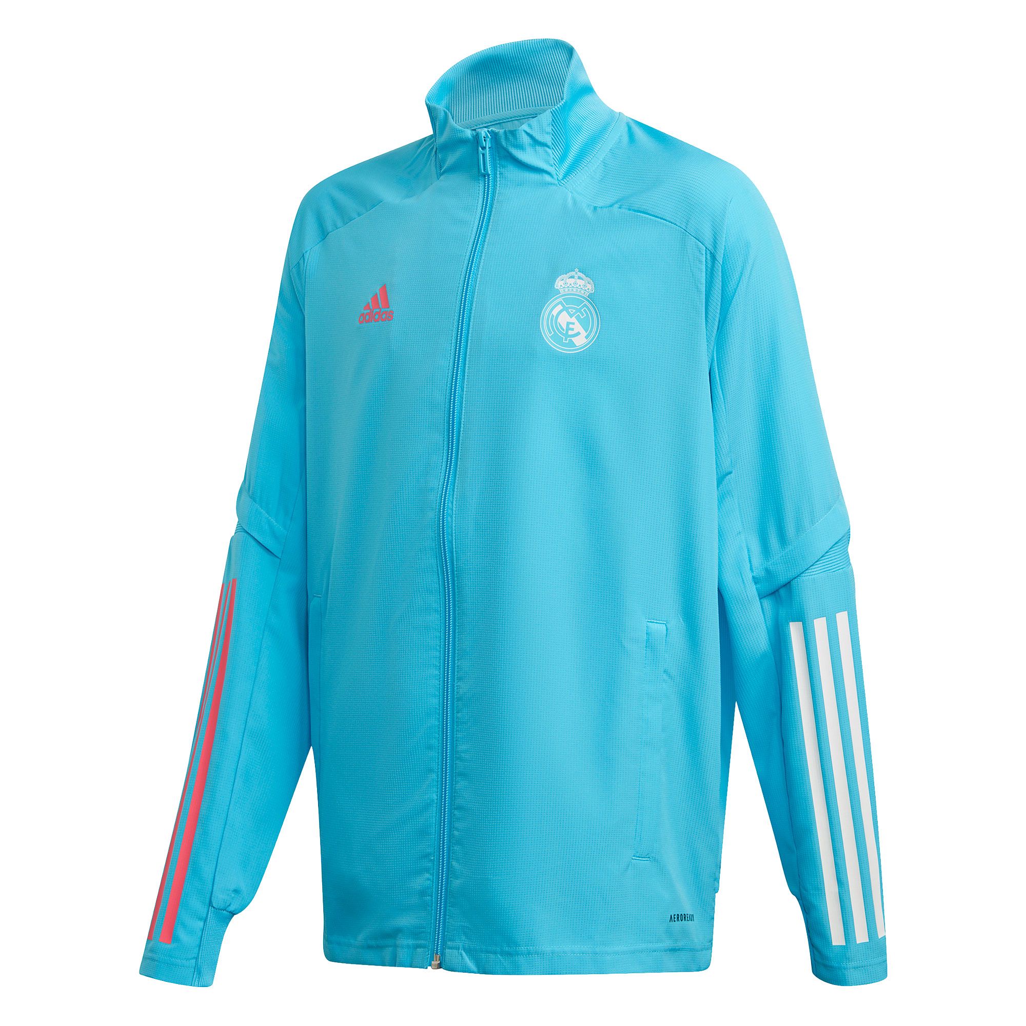 Chándal de Prepartido Real Madrid 2020/2021 Junior Azul Gris - Fútbol Factory