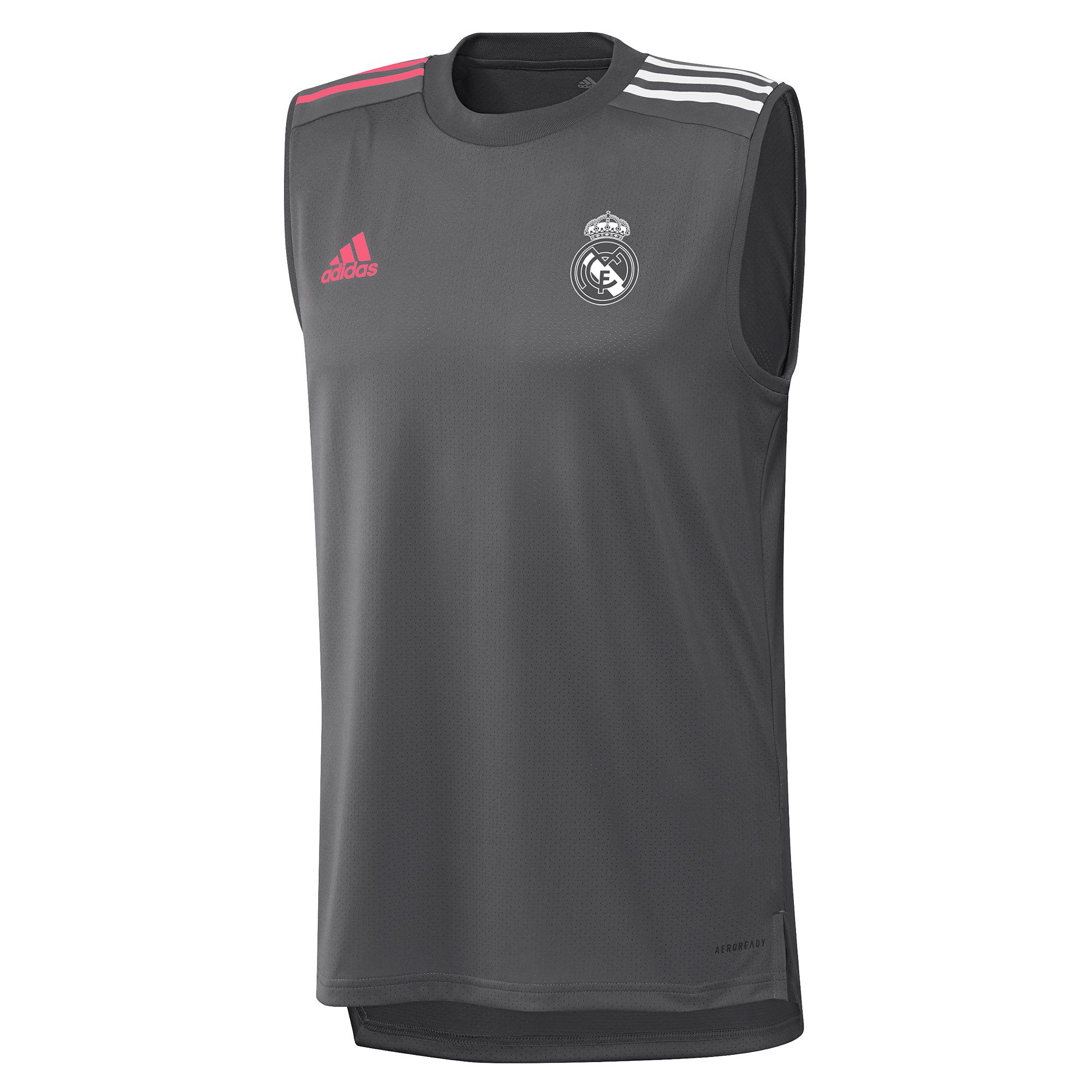 Camiseta Sin Mangas de Training Real Madrid 2020/2021 Gris - Fútbol Factory