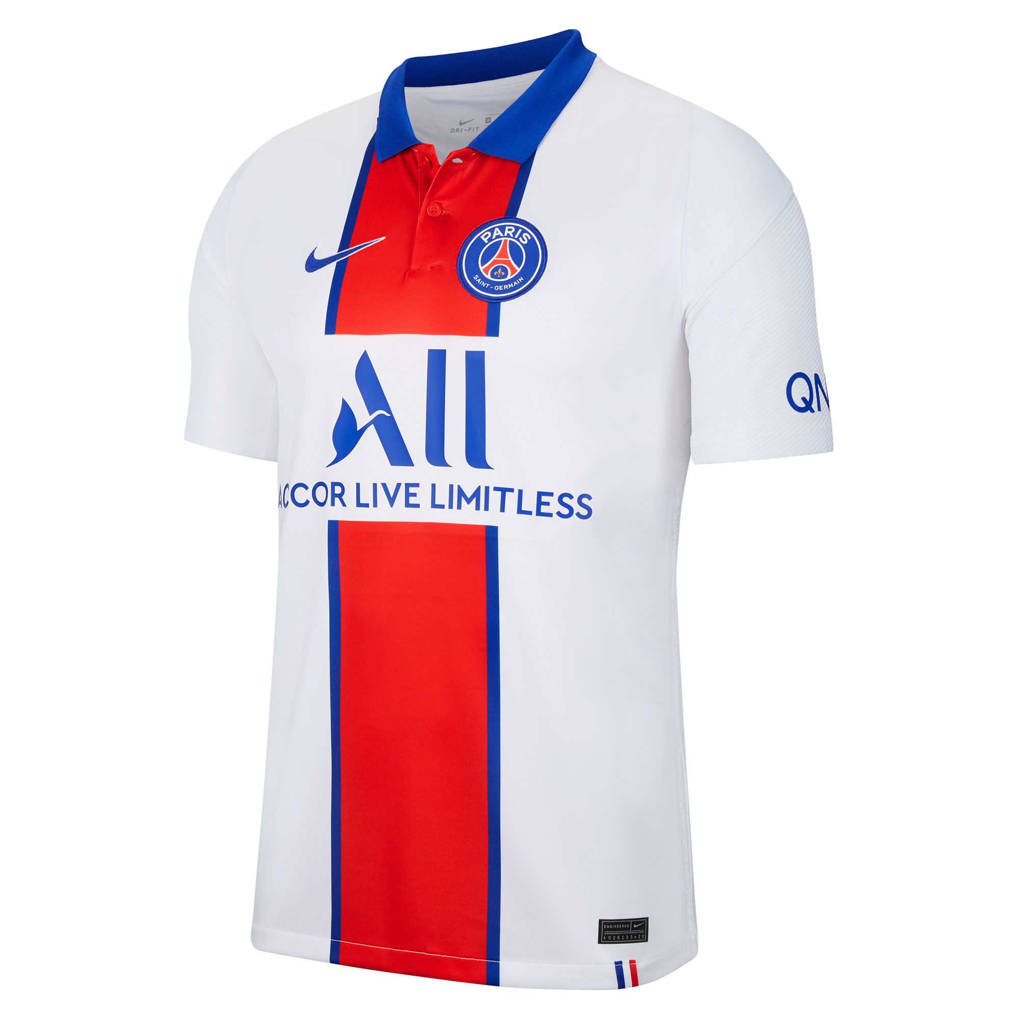 Camiseta 2 PSG 2020 2021 Blanco