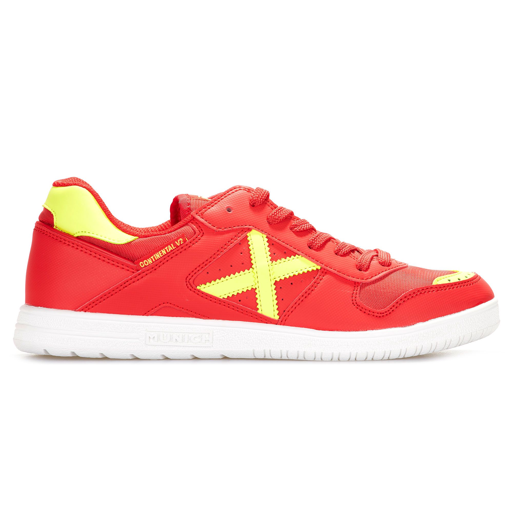 Zapatillas de Fútbol Sala Continental V2 Rojo - Fútbol Factory
