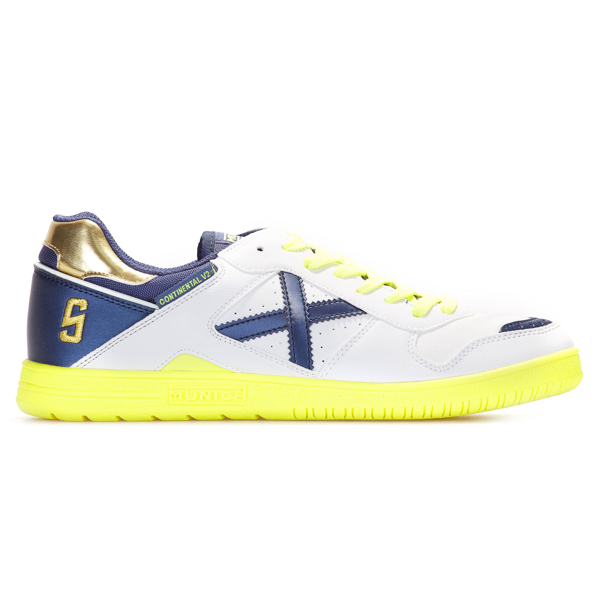 Zapatillas de Fútbol Sala Continental V2 Blanco - Fútbol Factory