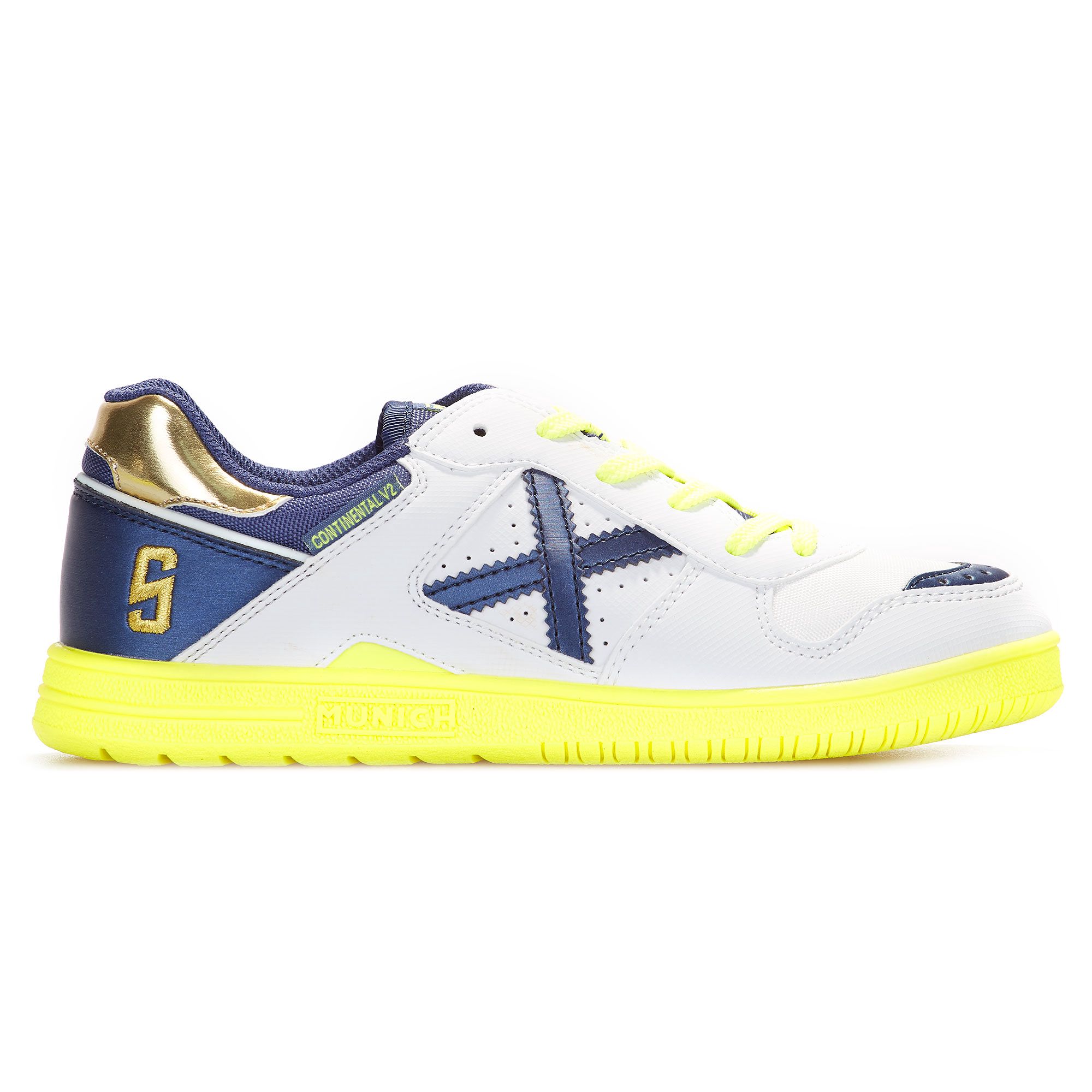 Zapatillas de Fútbol Sala Continental V2 Junior Blanco - Fútbol Factory