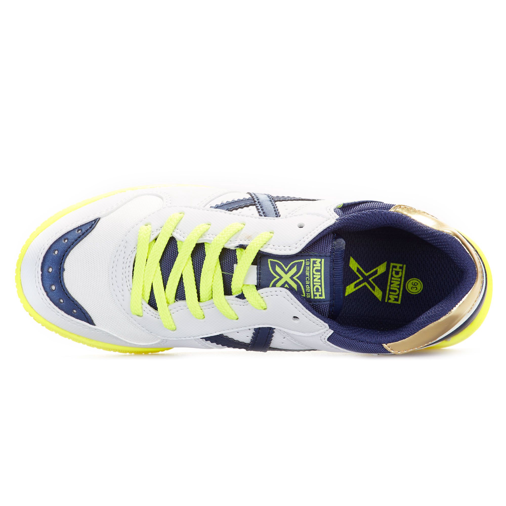 Zapatillas de Fútbol Sala Continental V2 Junior Blanco - Fútbol Factory