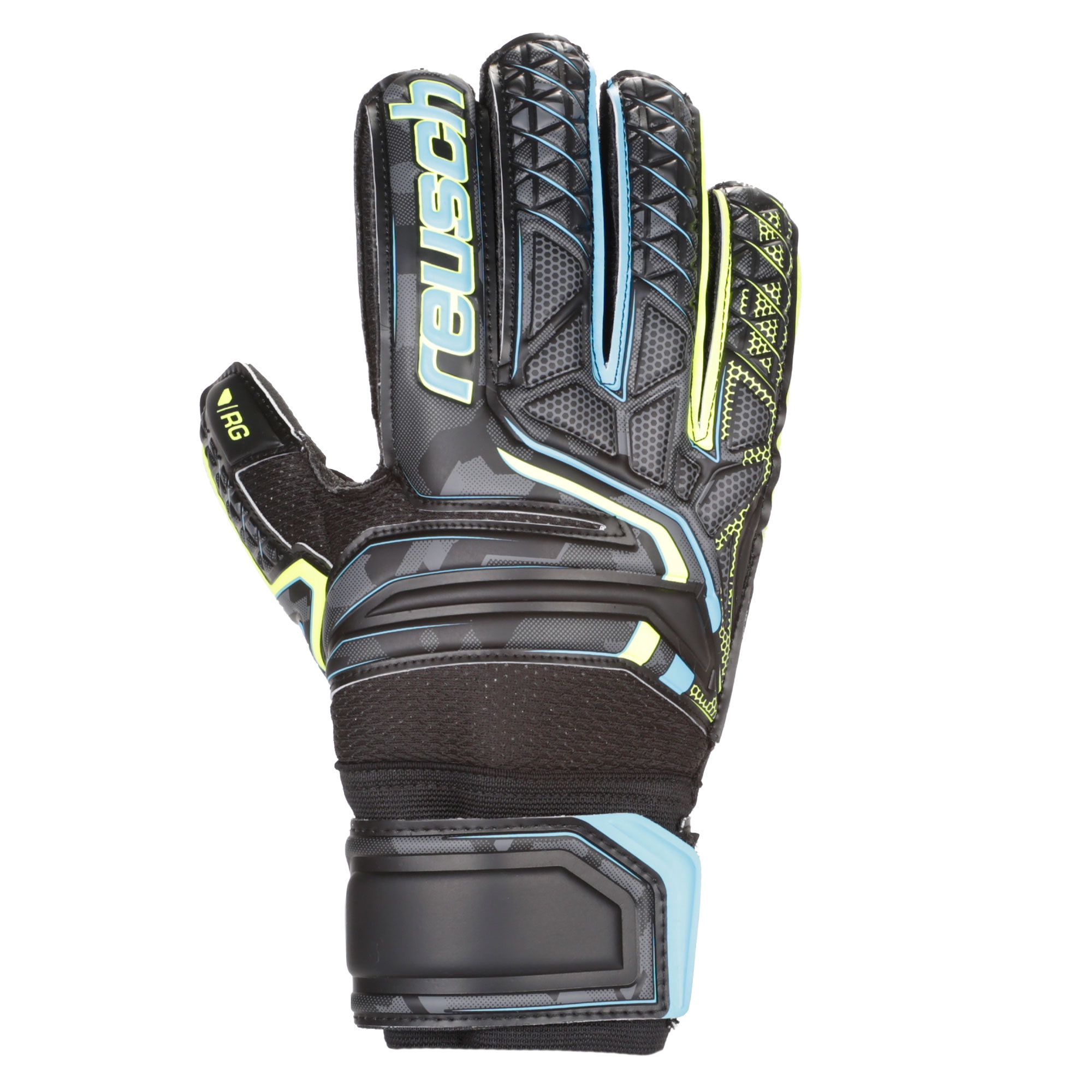 Guantes Attrakt RG Finger Support Negro - Fútbol Factory