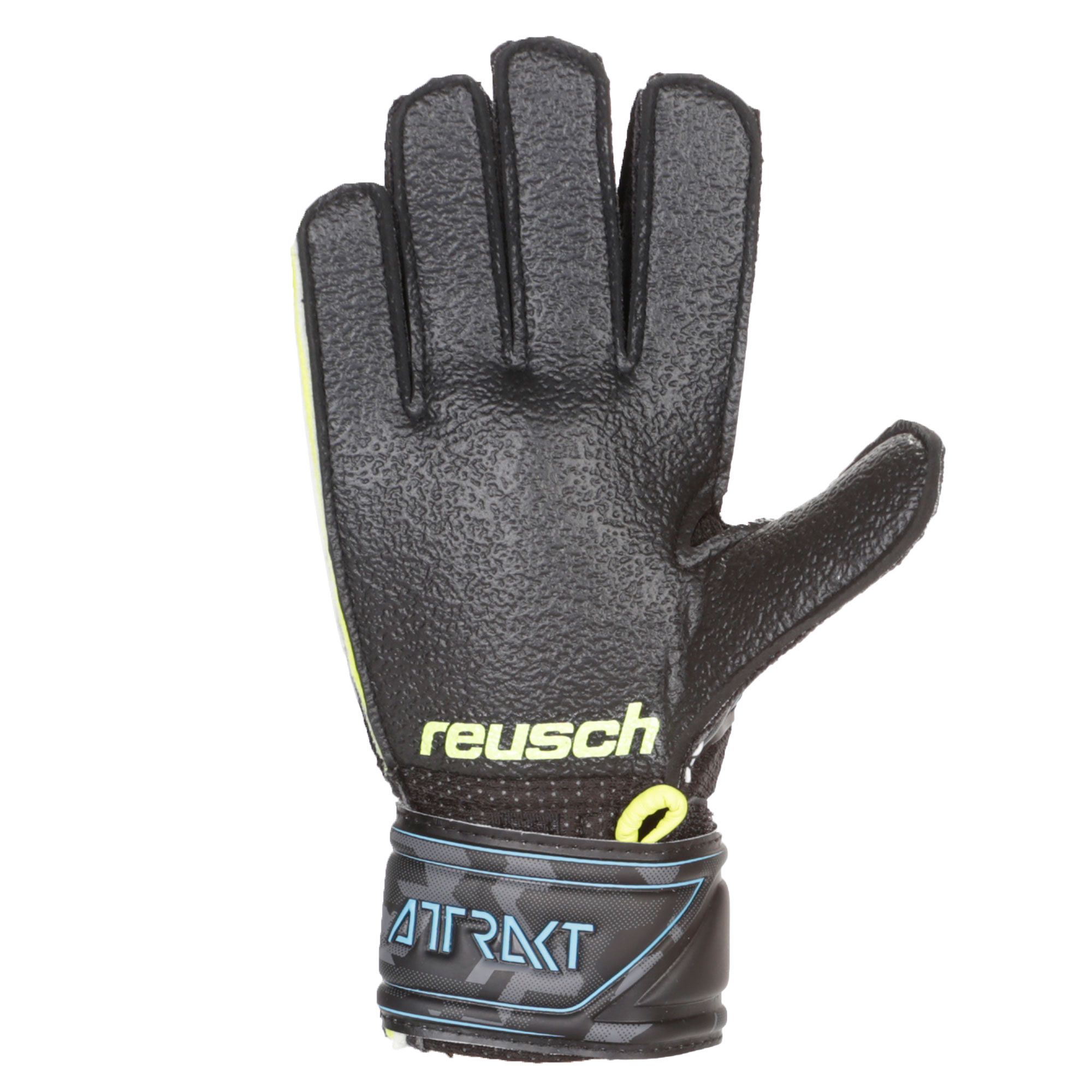 Guantes Attrakt RG Open Junior Negro - Fútbol Factory