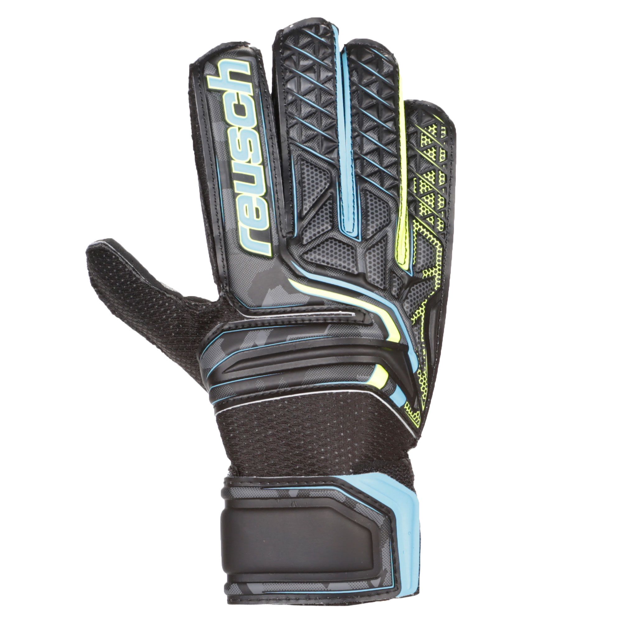 Guantes Attrakt SD Open Junior Negro - Fútbol Factory