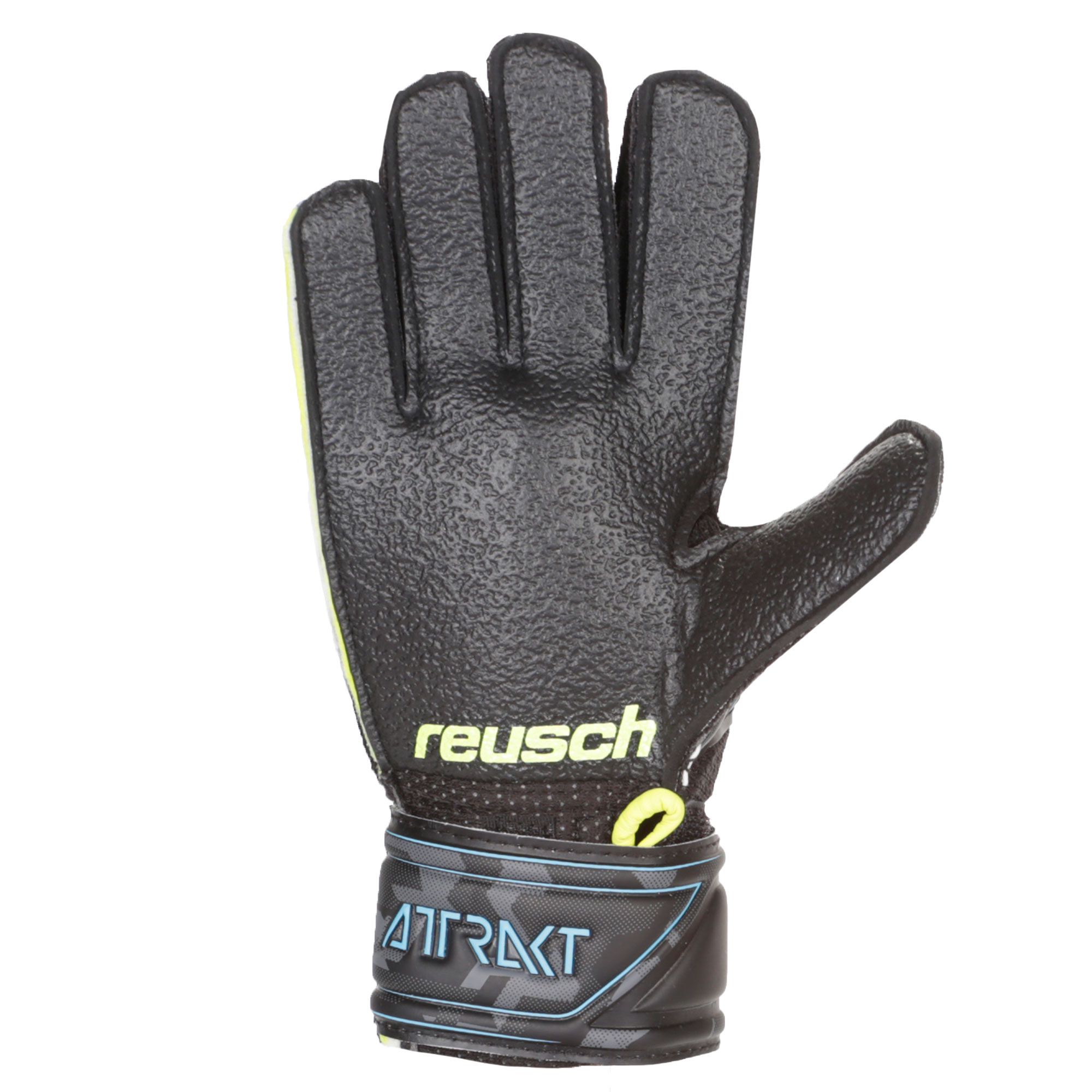 Guantes Attrakt SD Open Junior Negro - Fútbol Factory