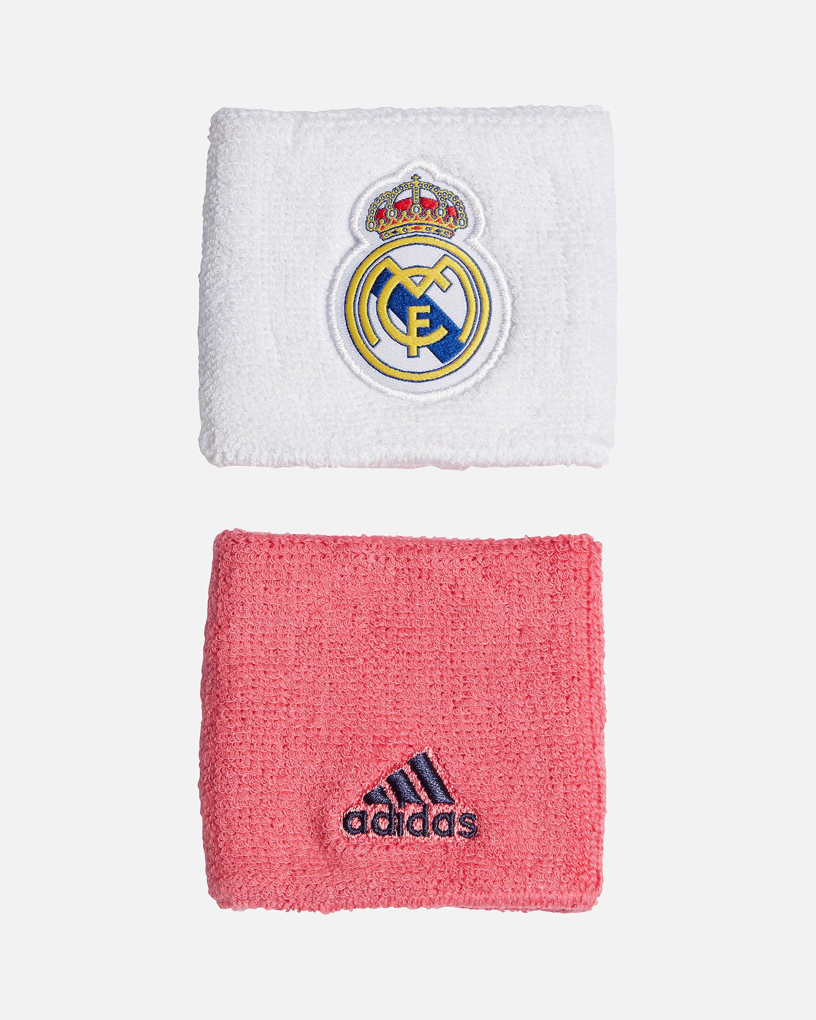 Muñequera Real Madrid 2020/2021 Blanco Rosa - Fútbol Factory