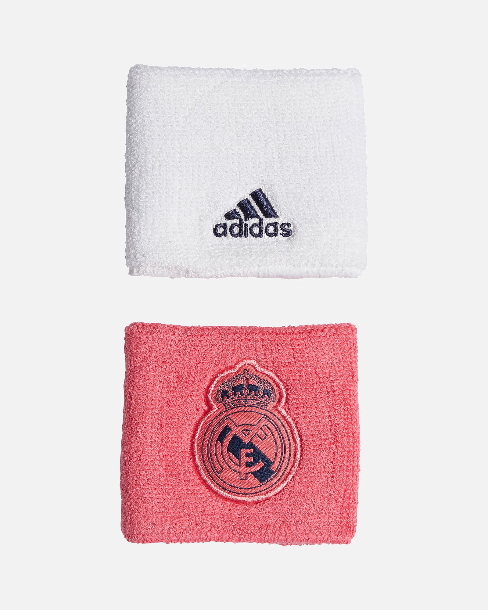 Muñequera Real Madrid 2020/2021 Blanco Rosa - Fútbol Factory