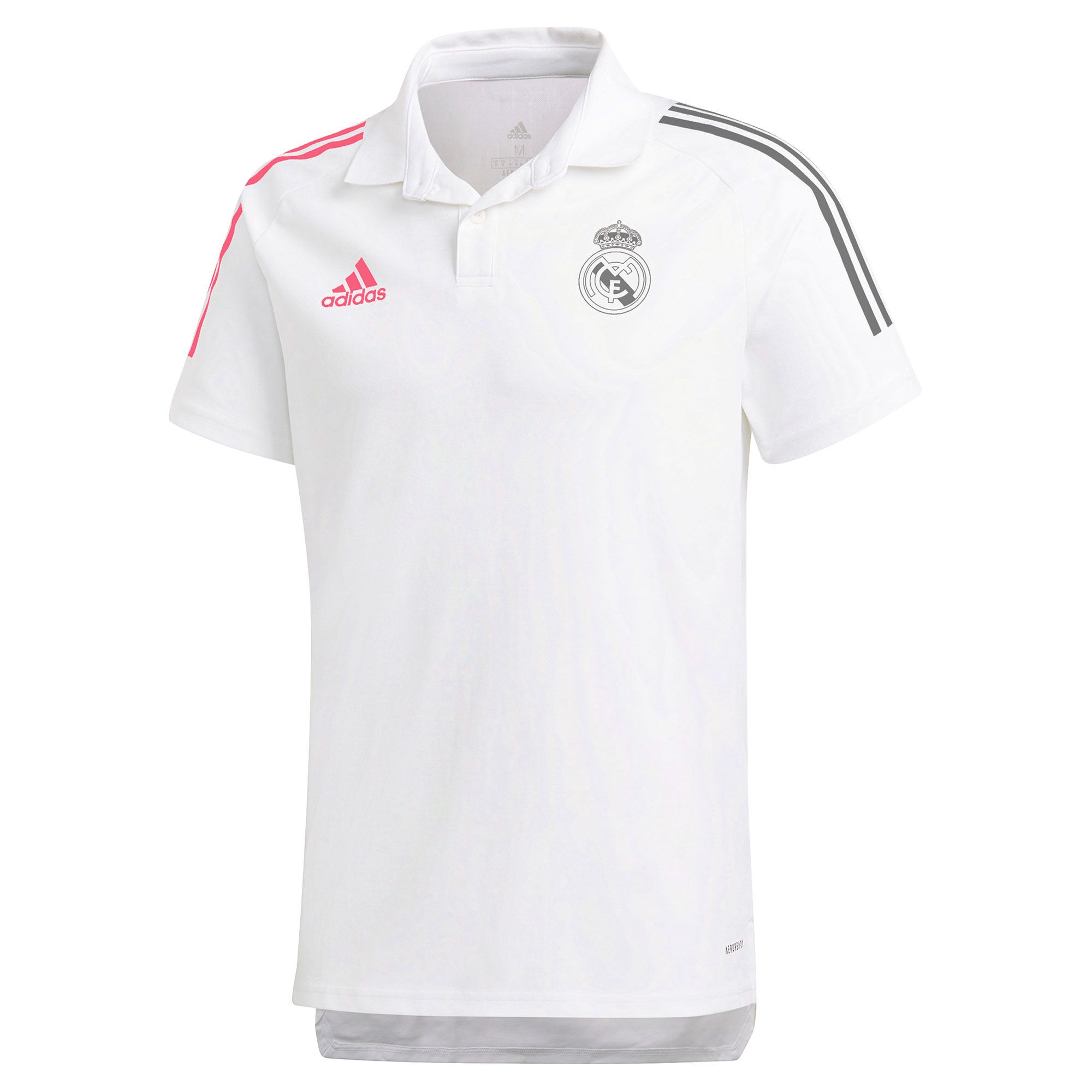 Polo de Paseo Real Madrid 2020/2021 Blanco - Fútbol Factory